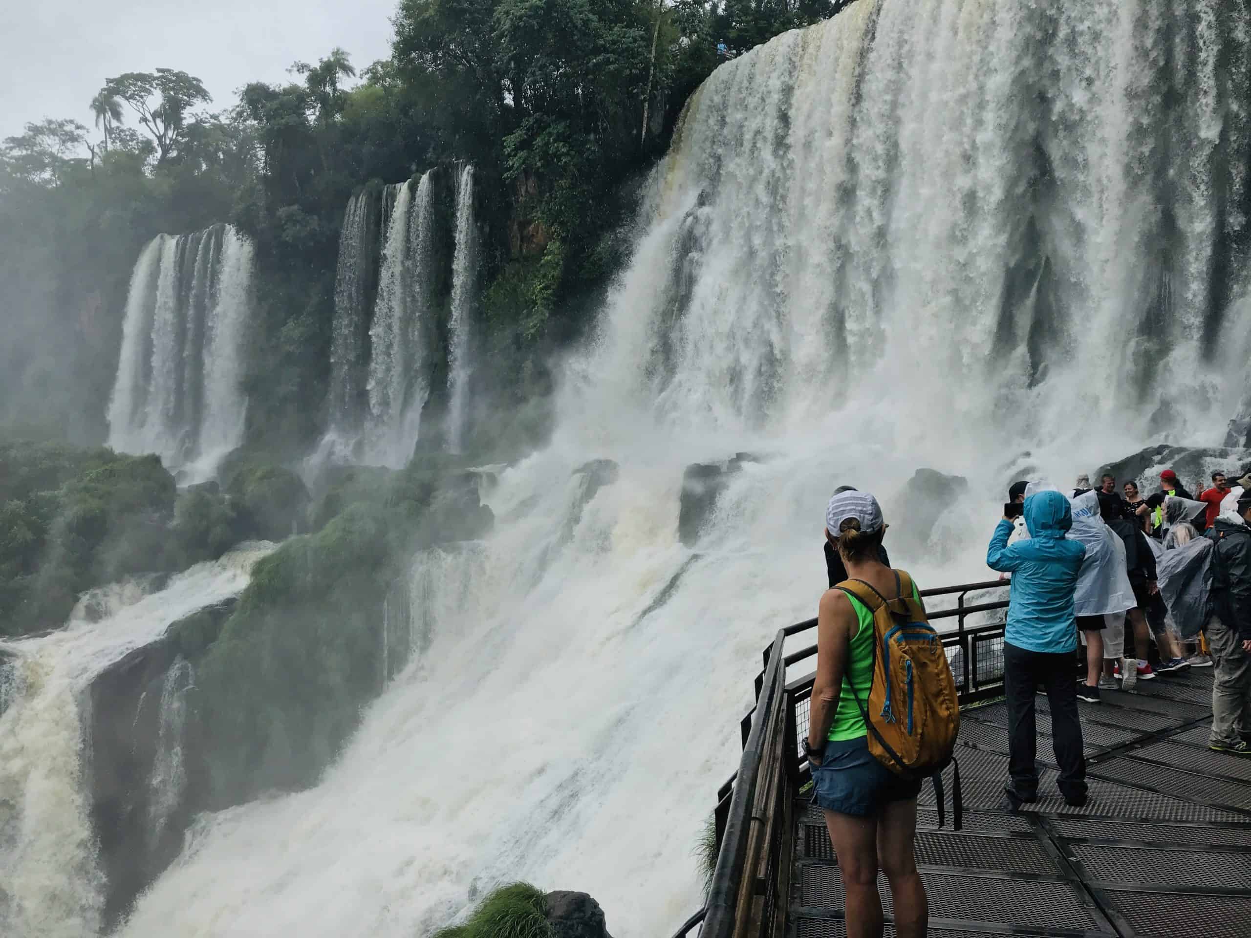 Close up to the falls