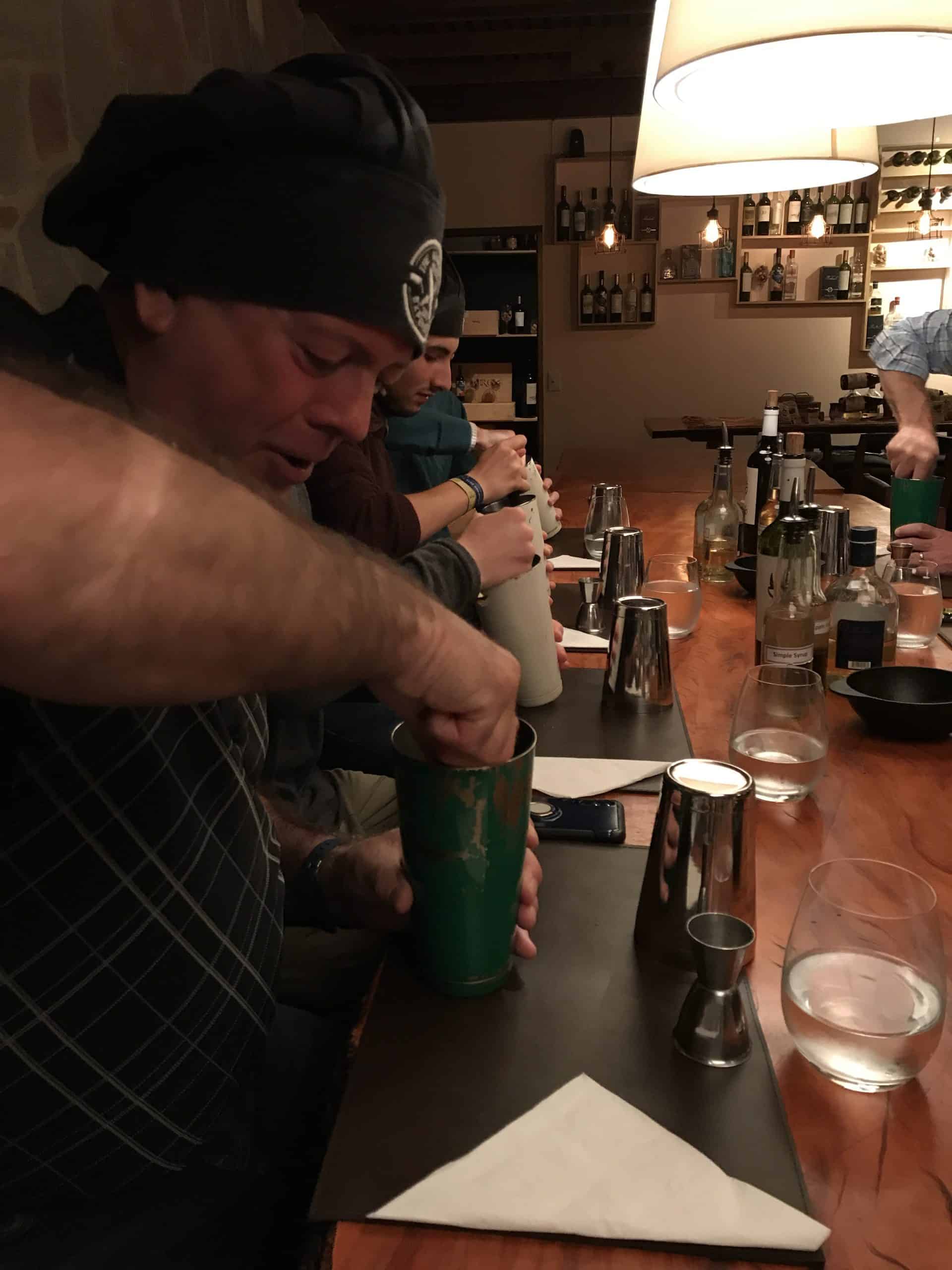 Creating a cocktail