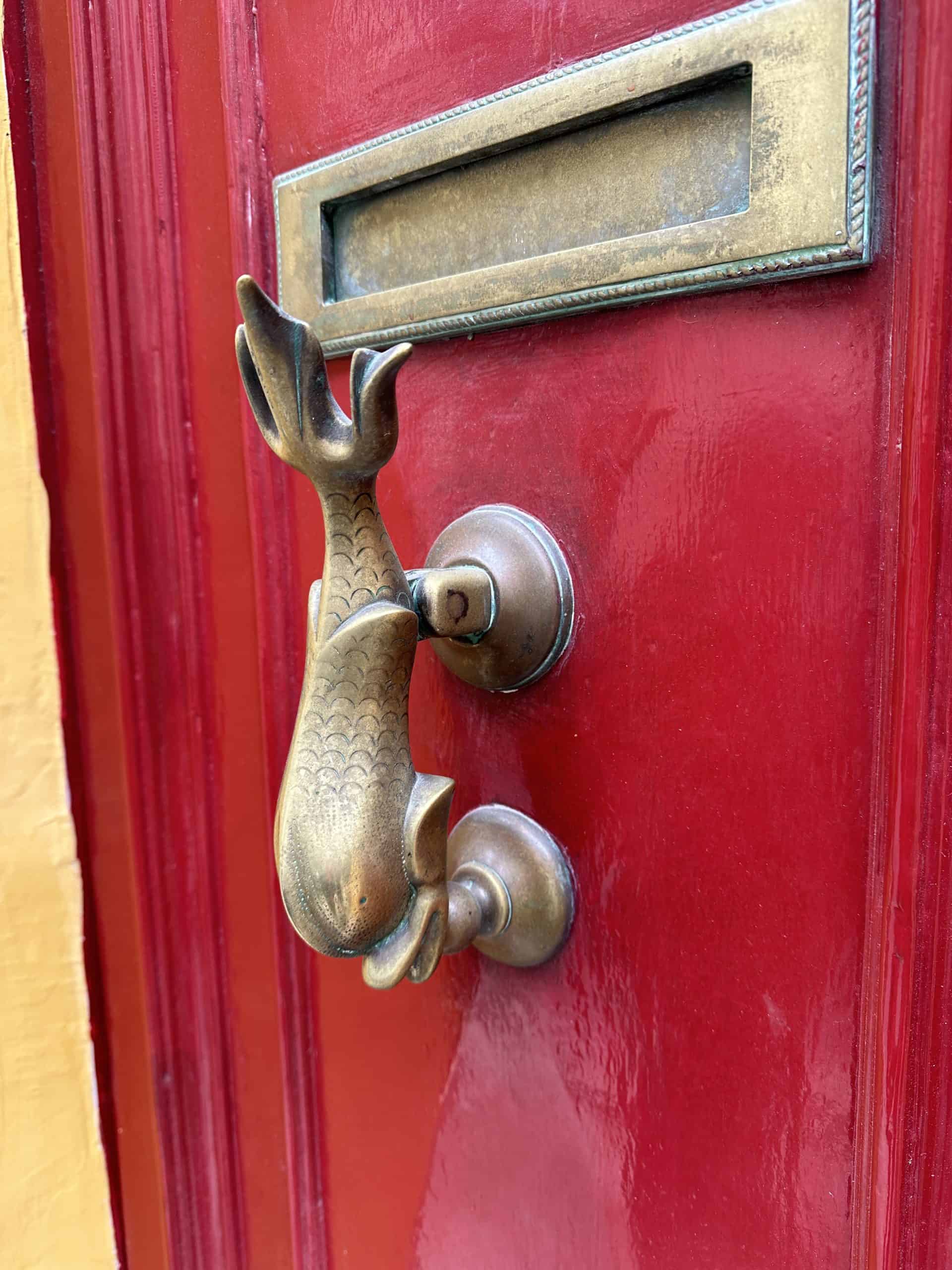 Dolphin doorknocker
