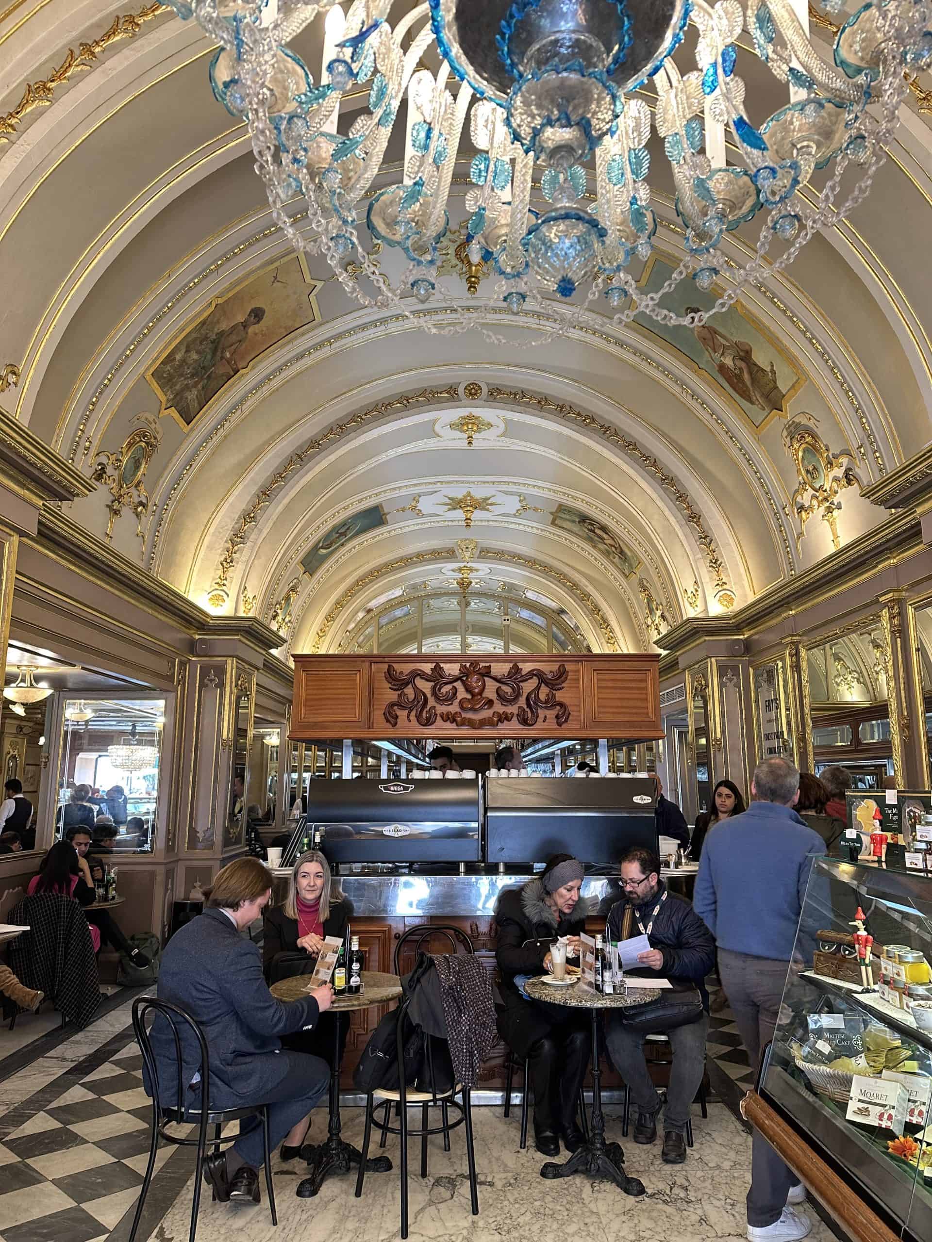 Inside Caffe Cordina