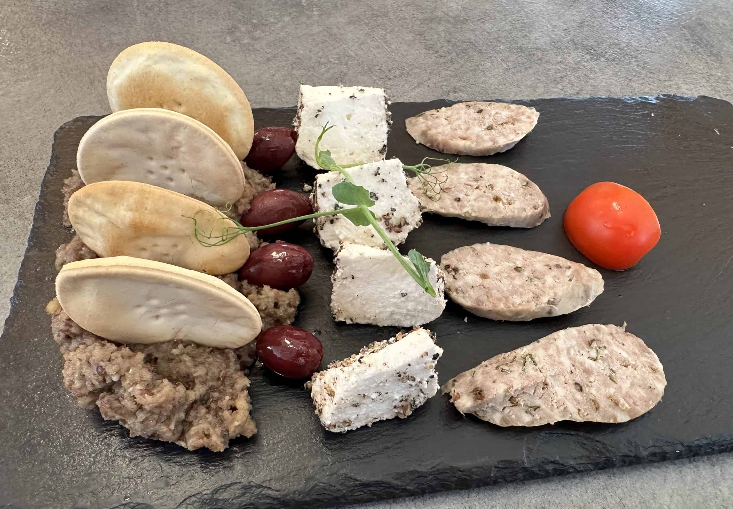 Dips and cheese