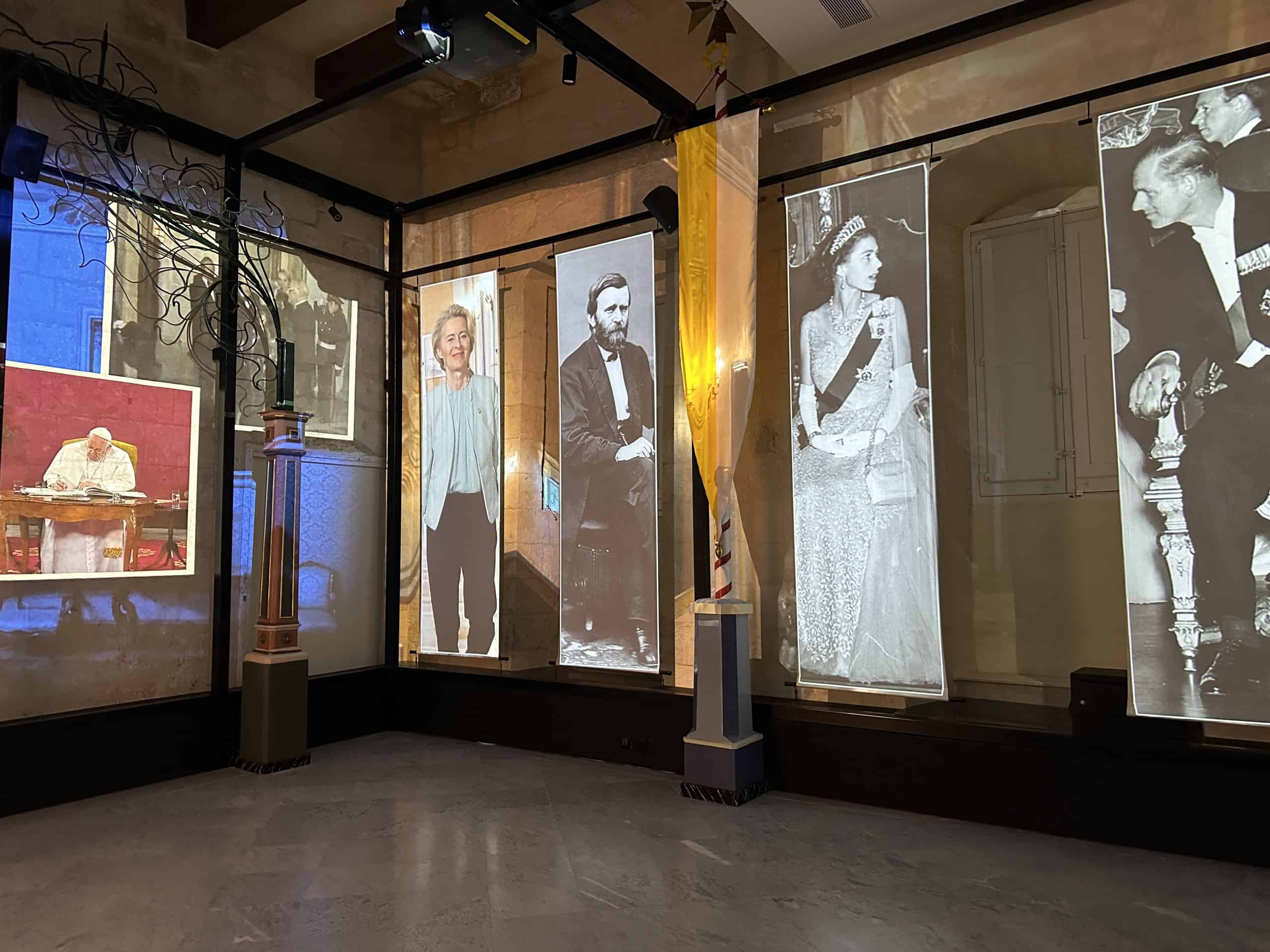 Entrance to Palace Museum with displays