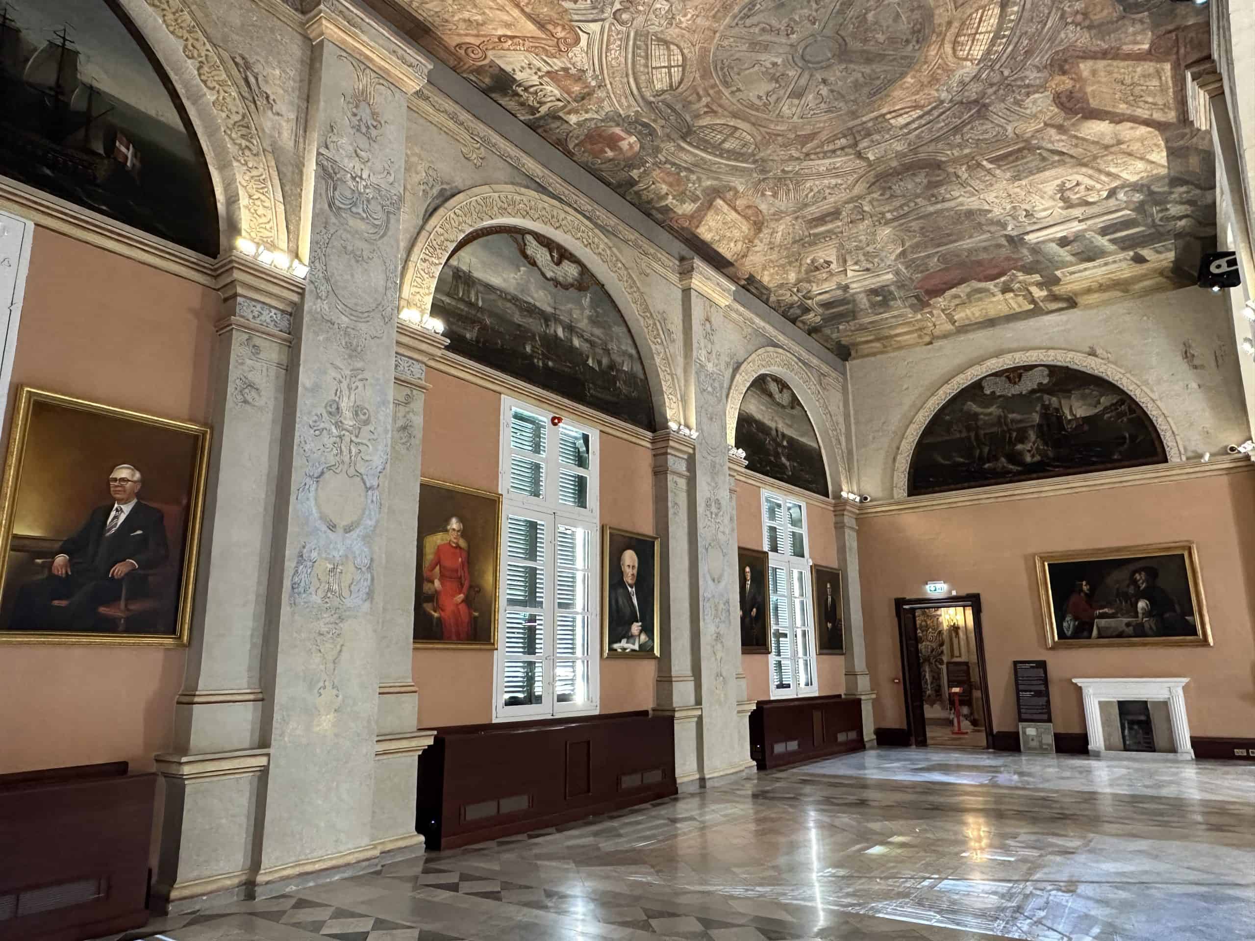Corridors with frescos