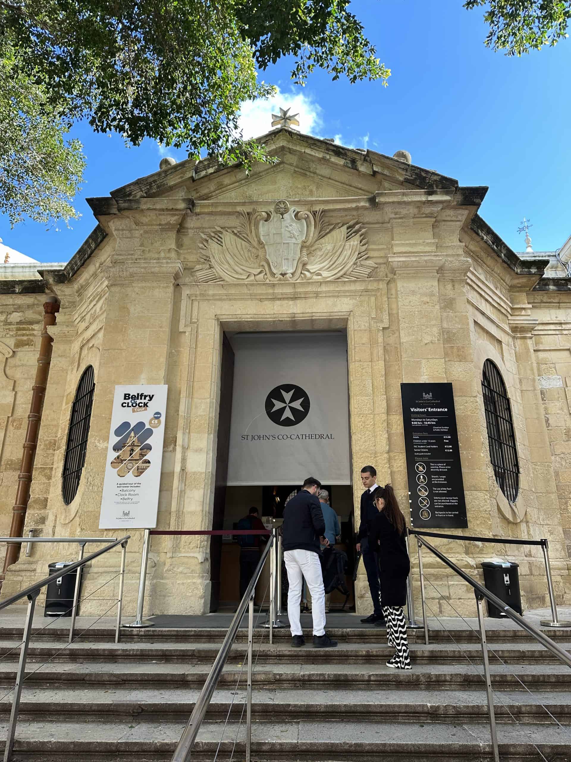Entrance to St Johns Co-Cathedral