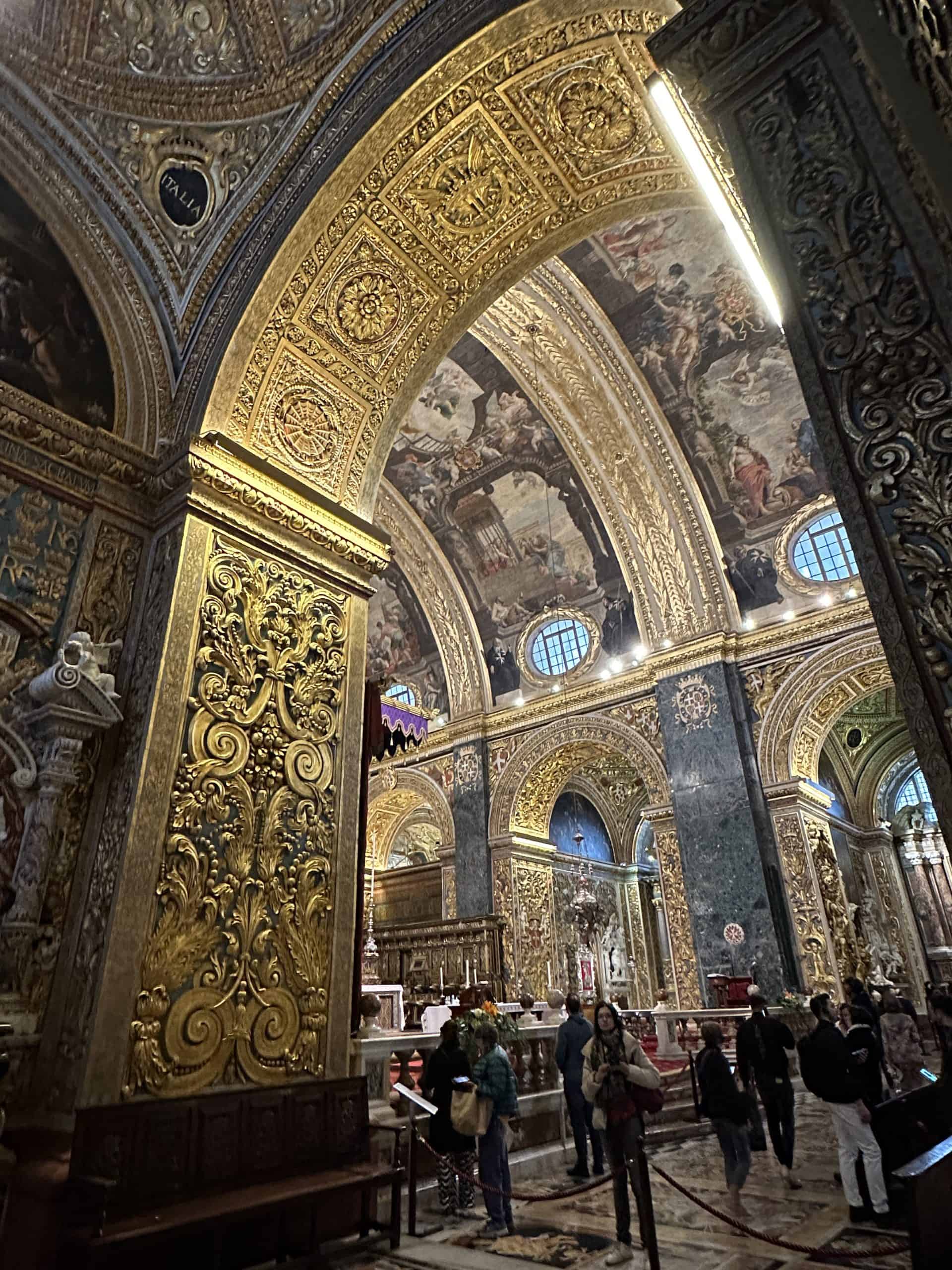 Ornate decorations of the Co-Cathedral