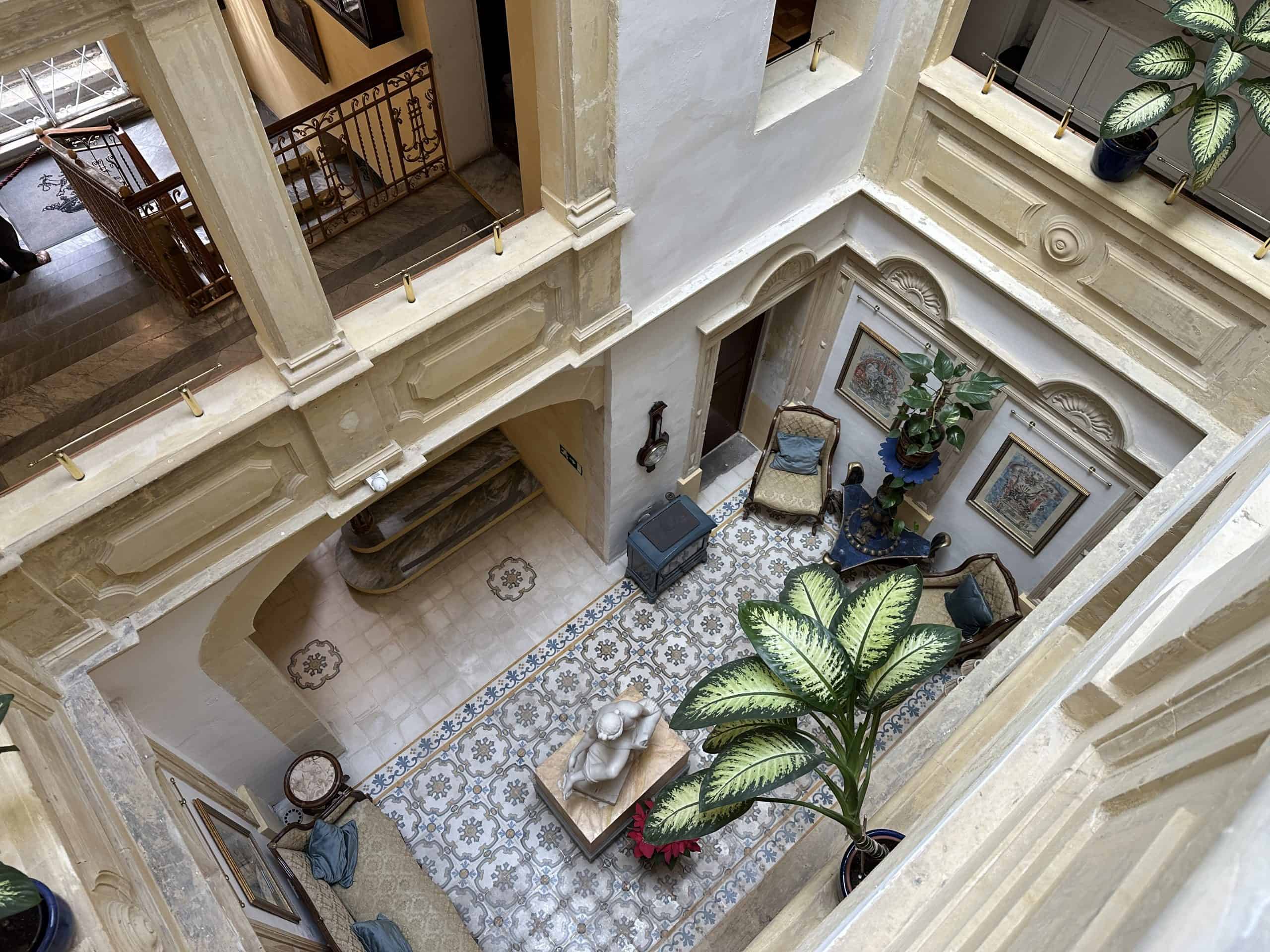 The interior of the Palazzo