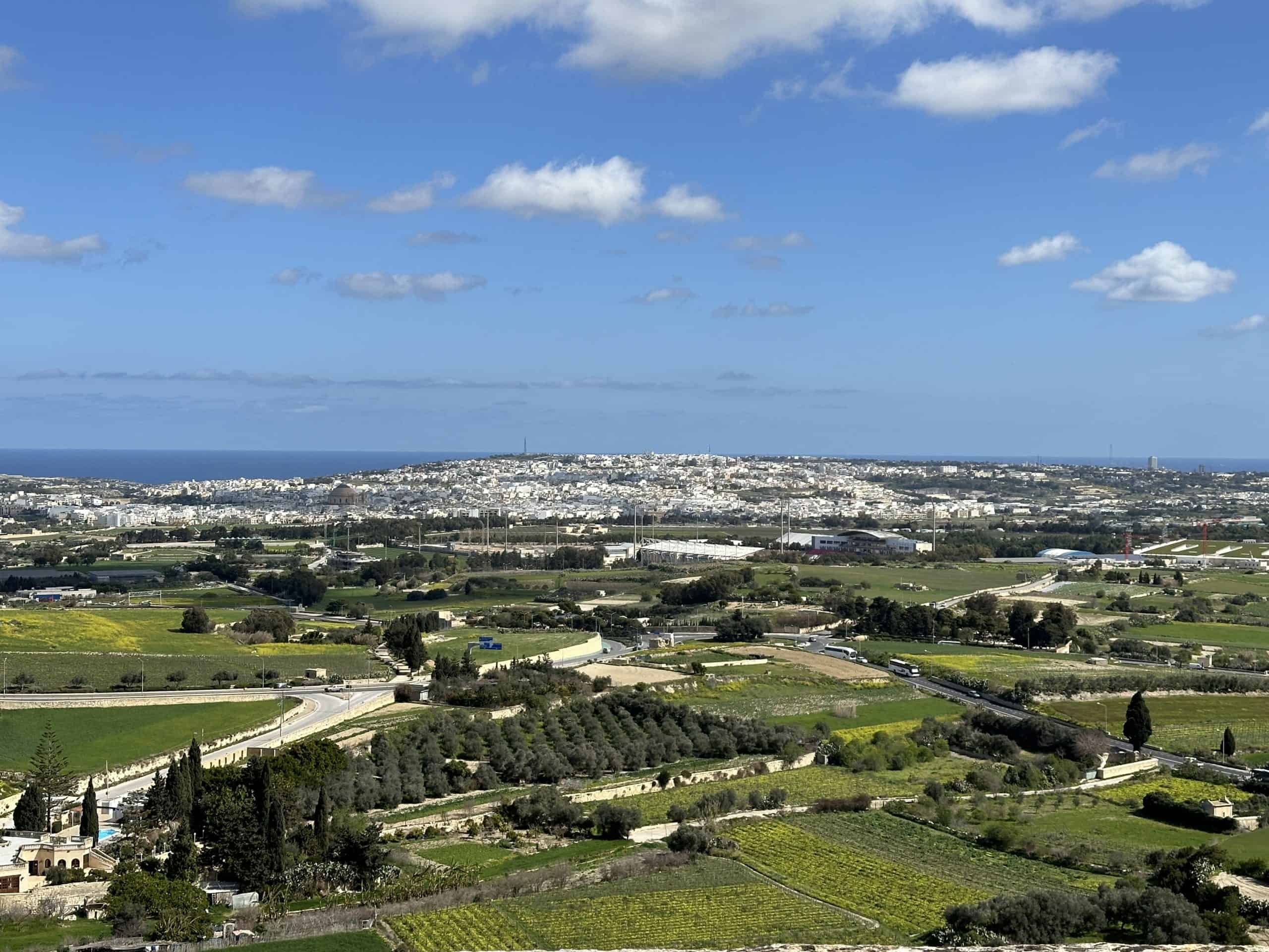 View over the island