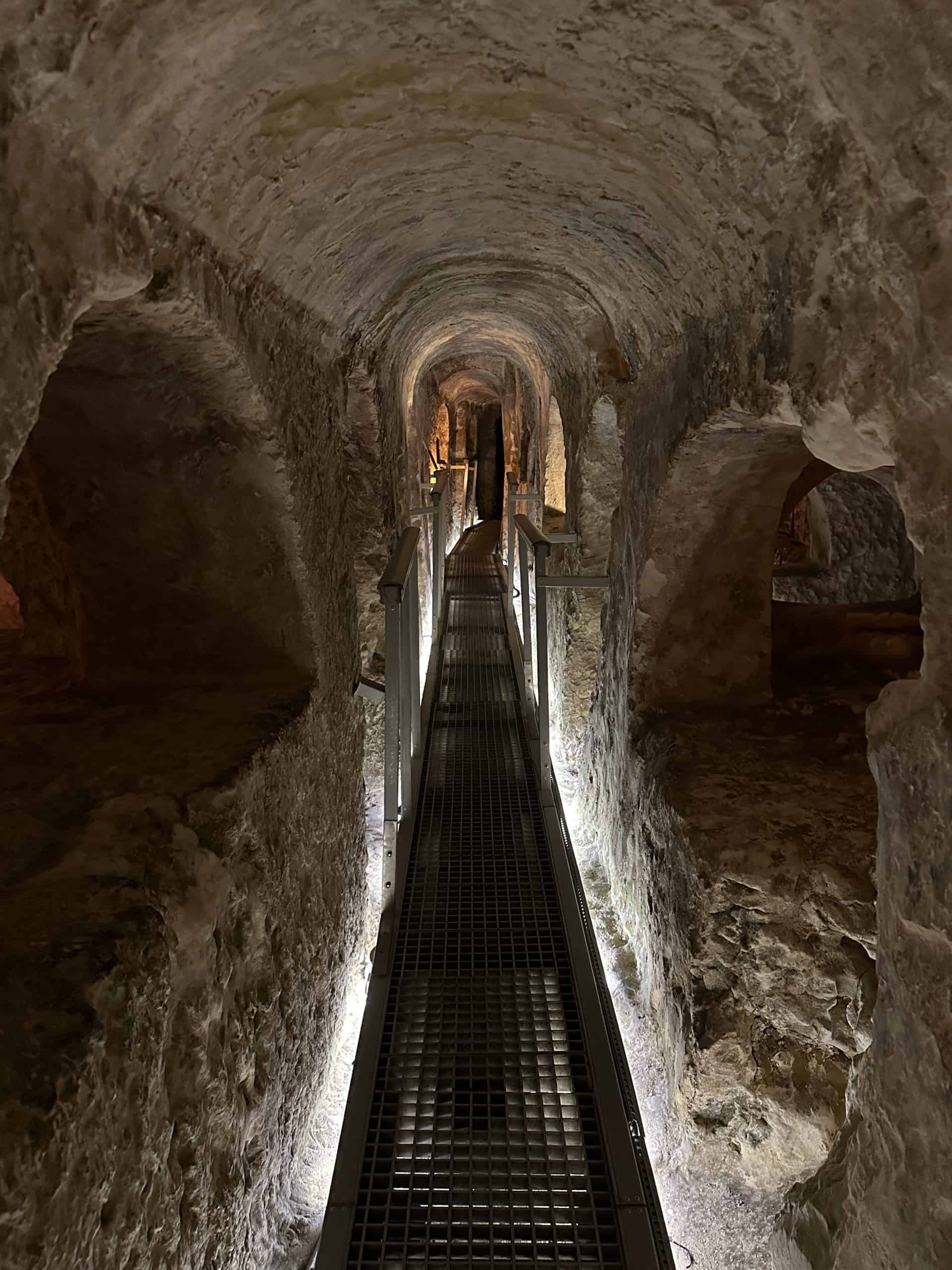 Tunnels within the catacomb