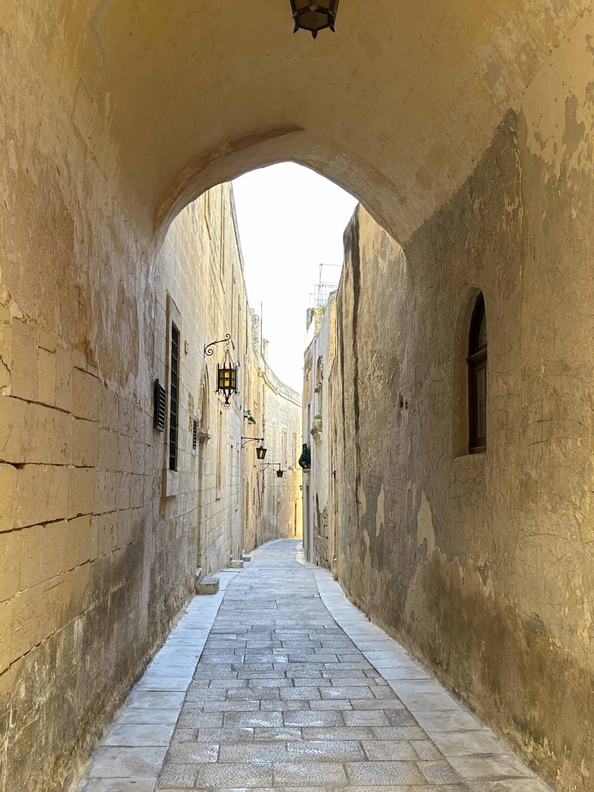 Quaint streets of Mdina