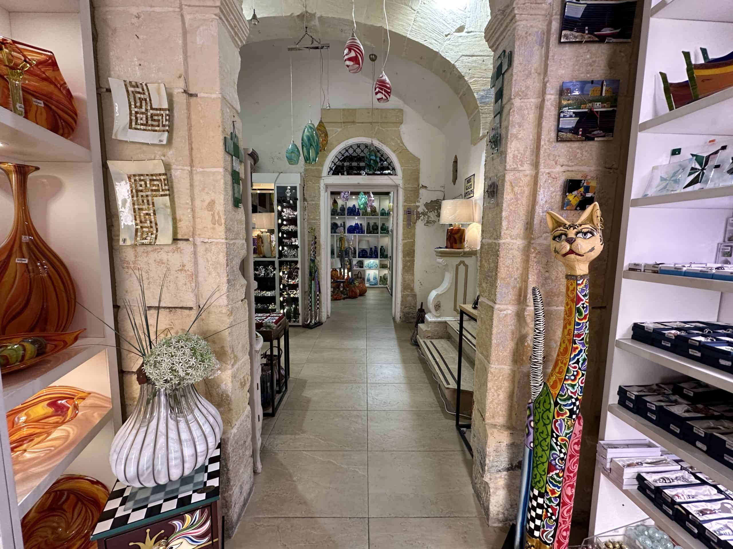 Entrance to Mdina Glass