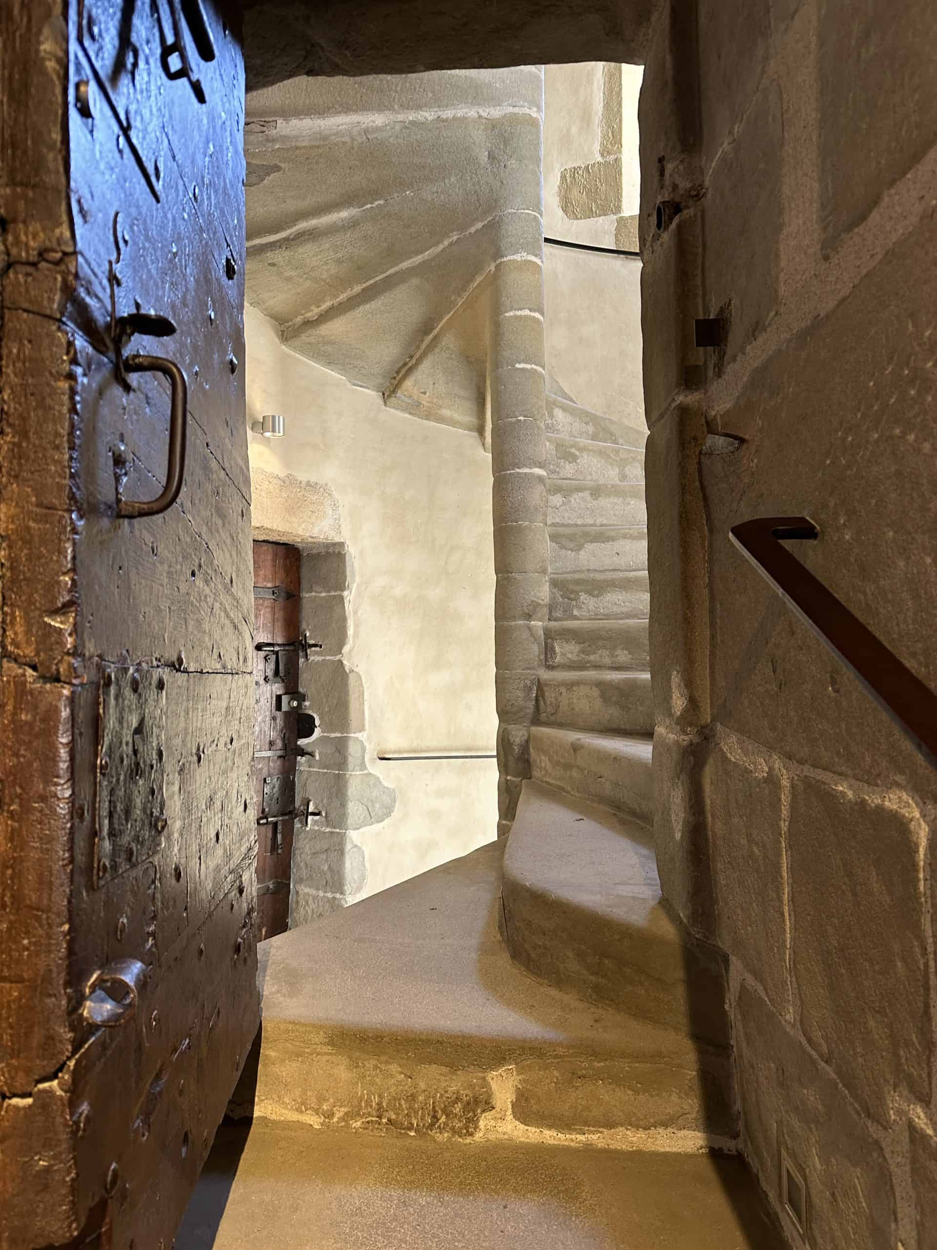 Stone spiral staircase