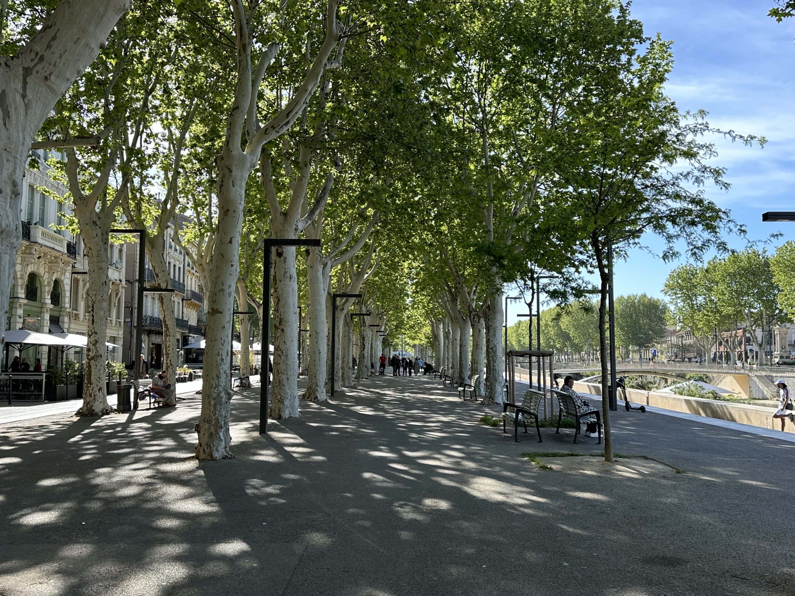 The promenades beside the canal