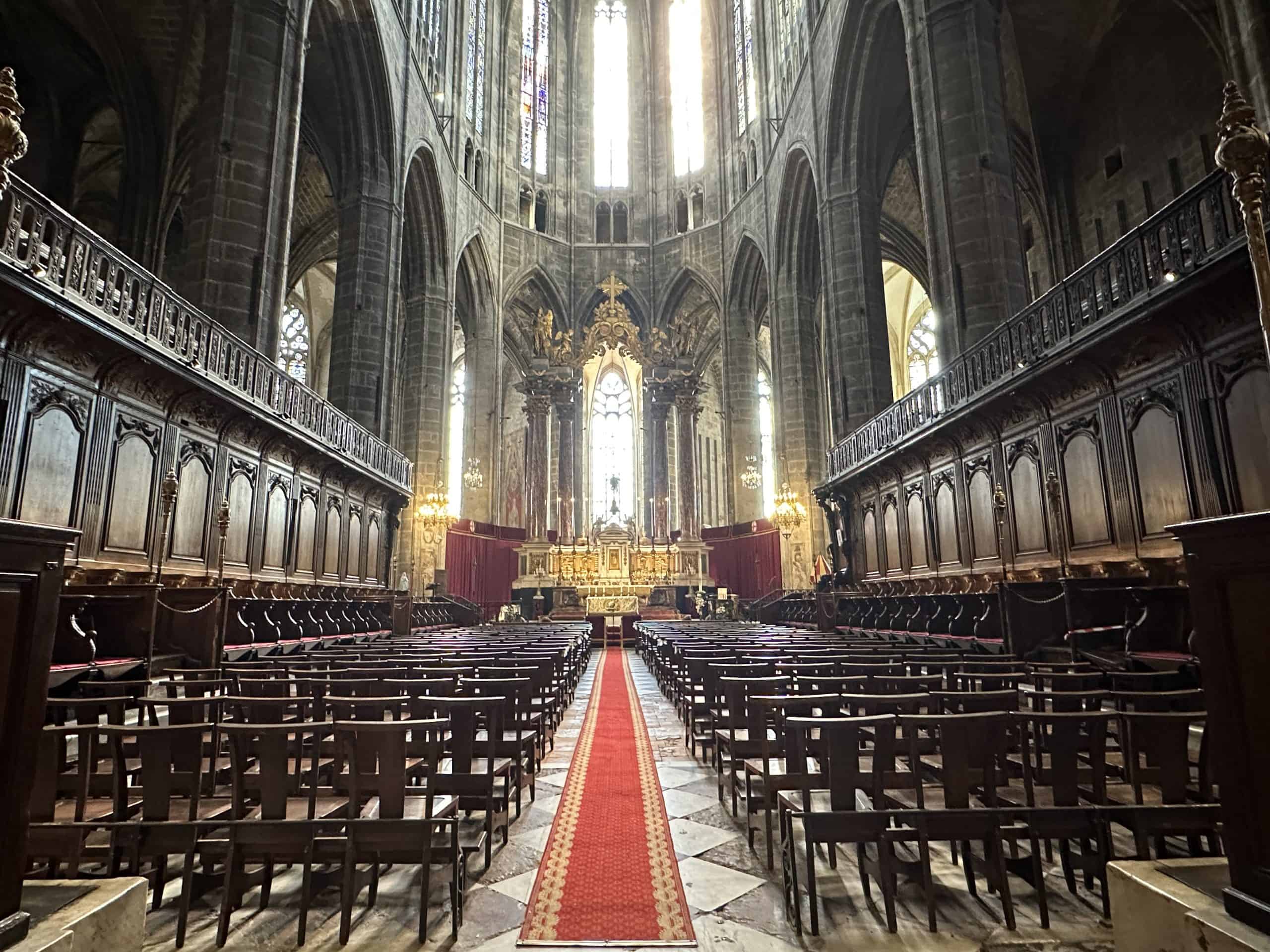 Interior of the cathedral