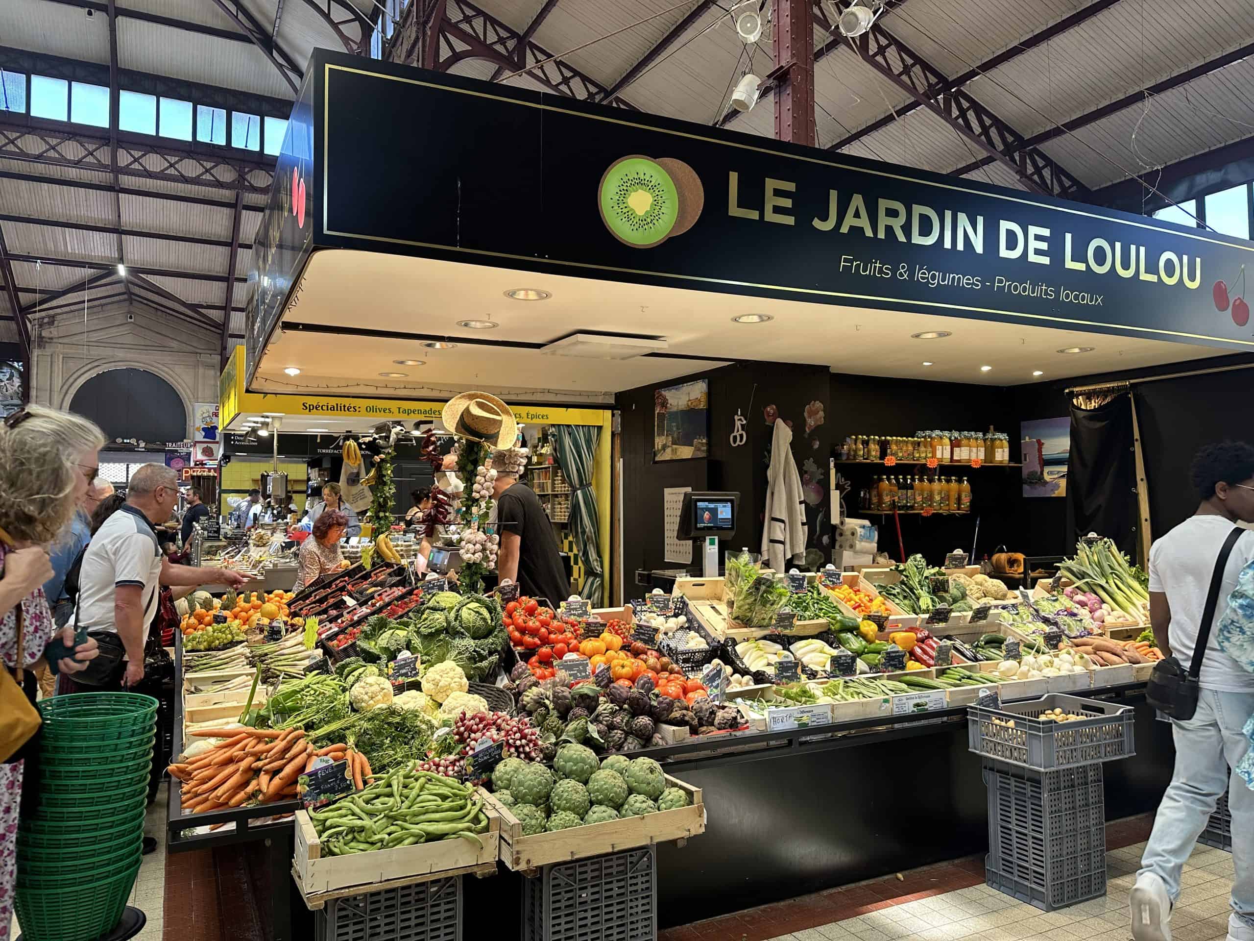 Fresh fruits and vegetables