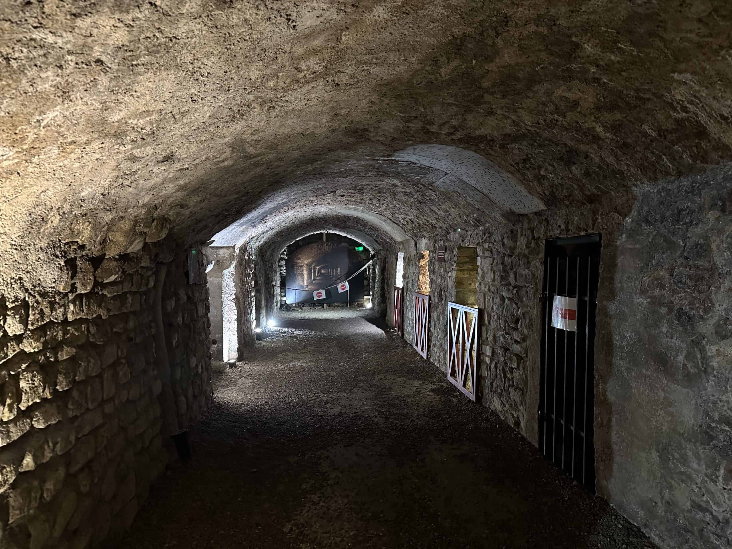 Underground in the tunnels