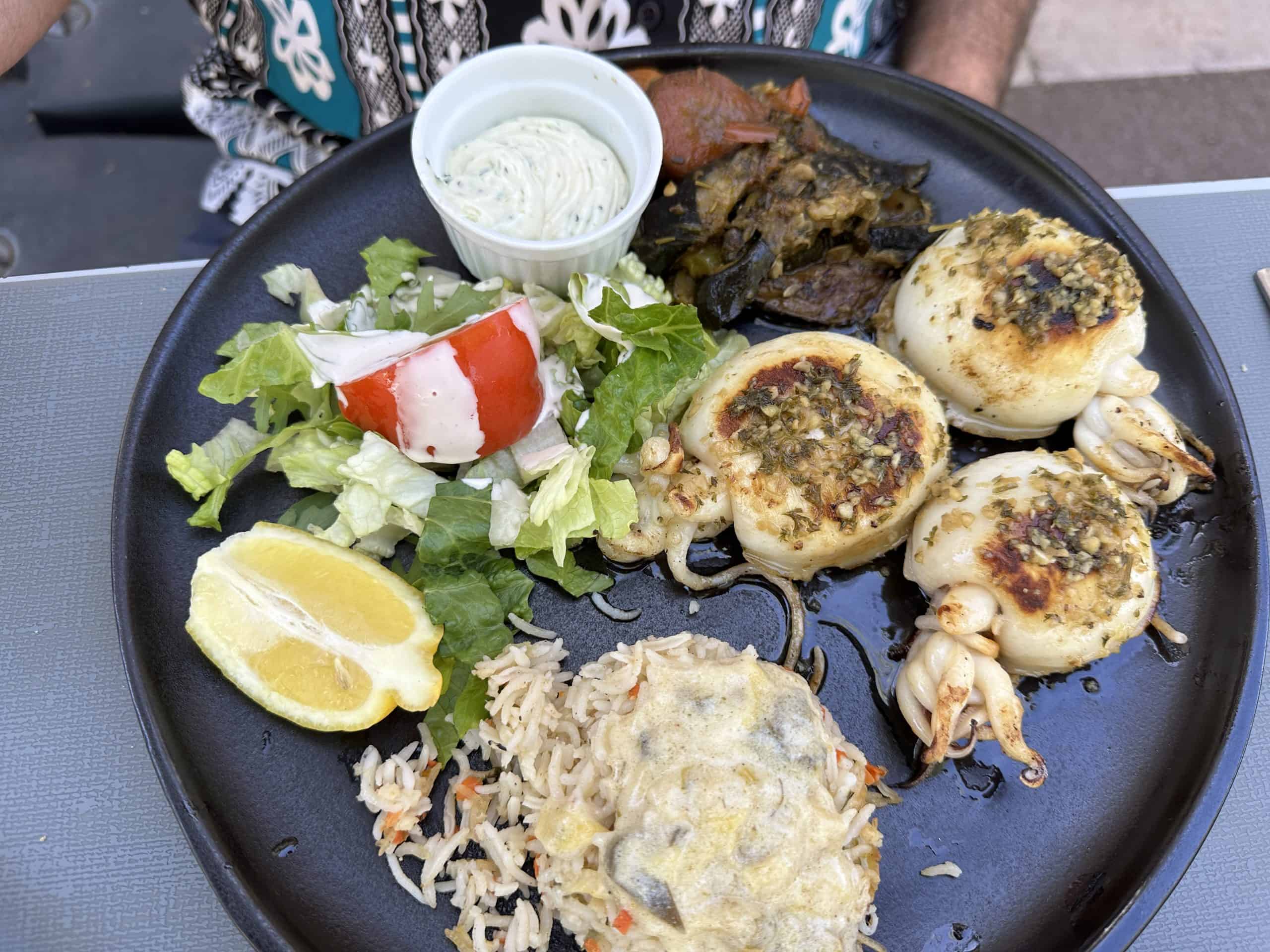 Seafood platter
