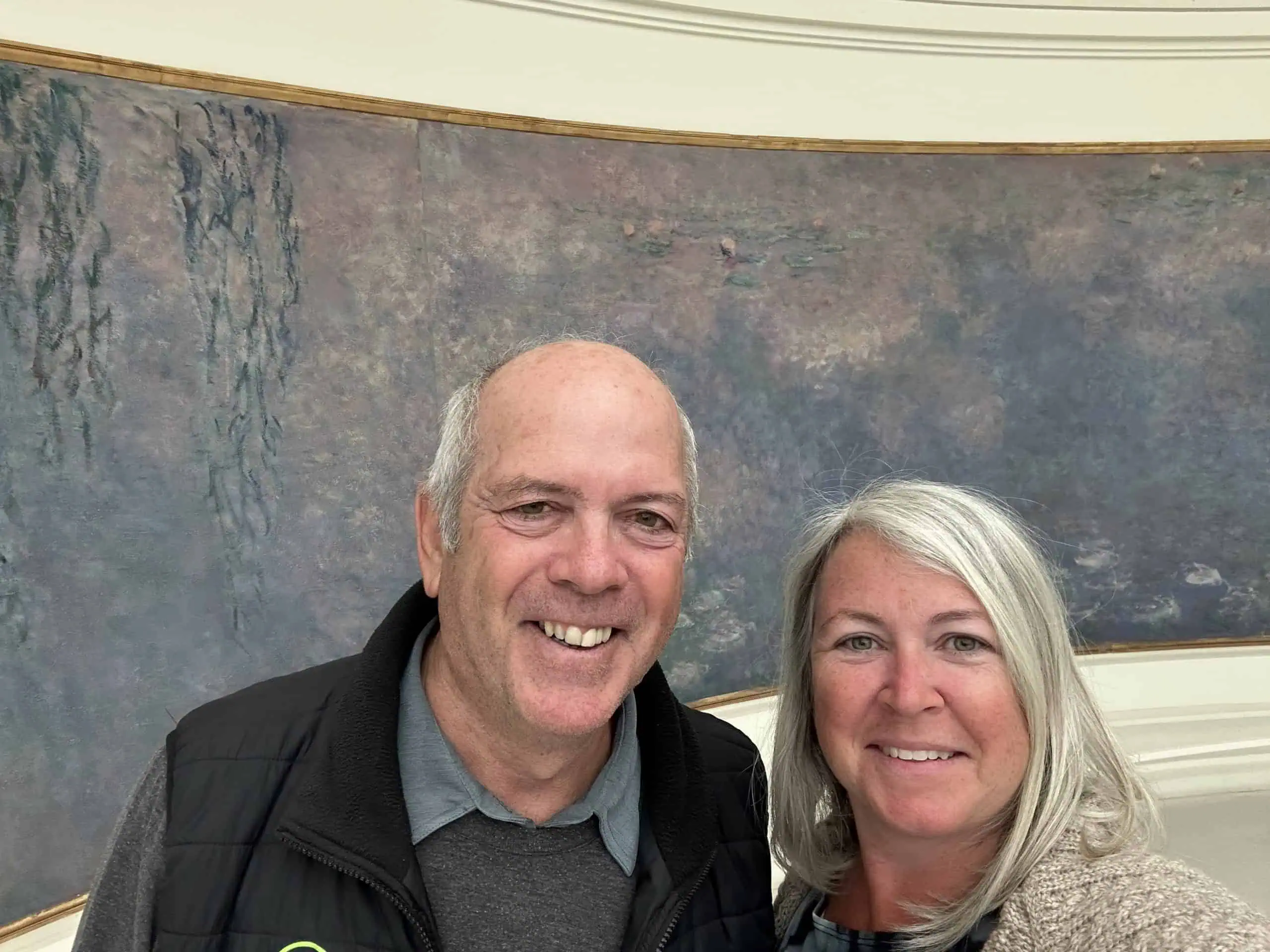 Our selfie at the l'Orangerie