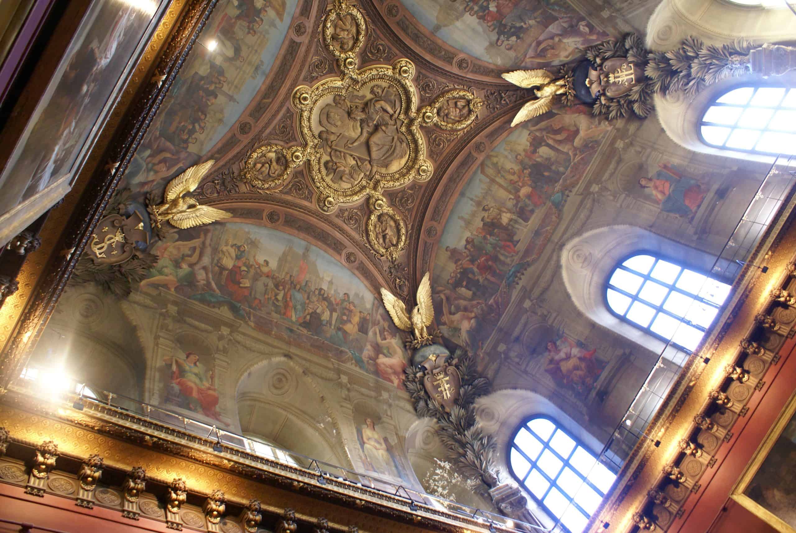Stunning architectural features in the building