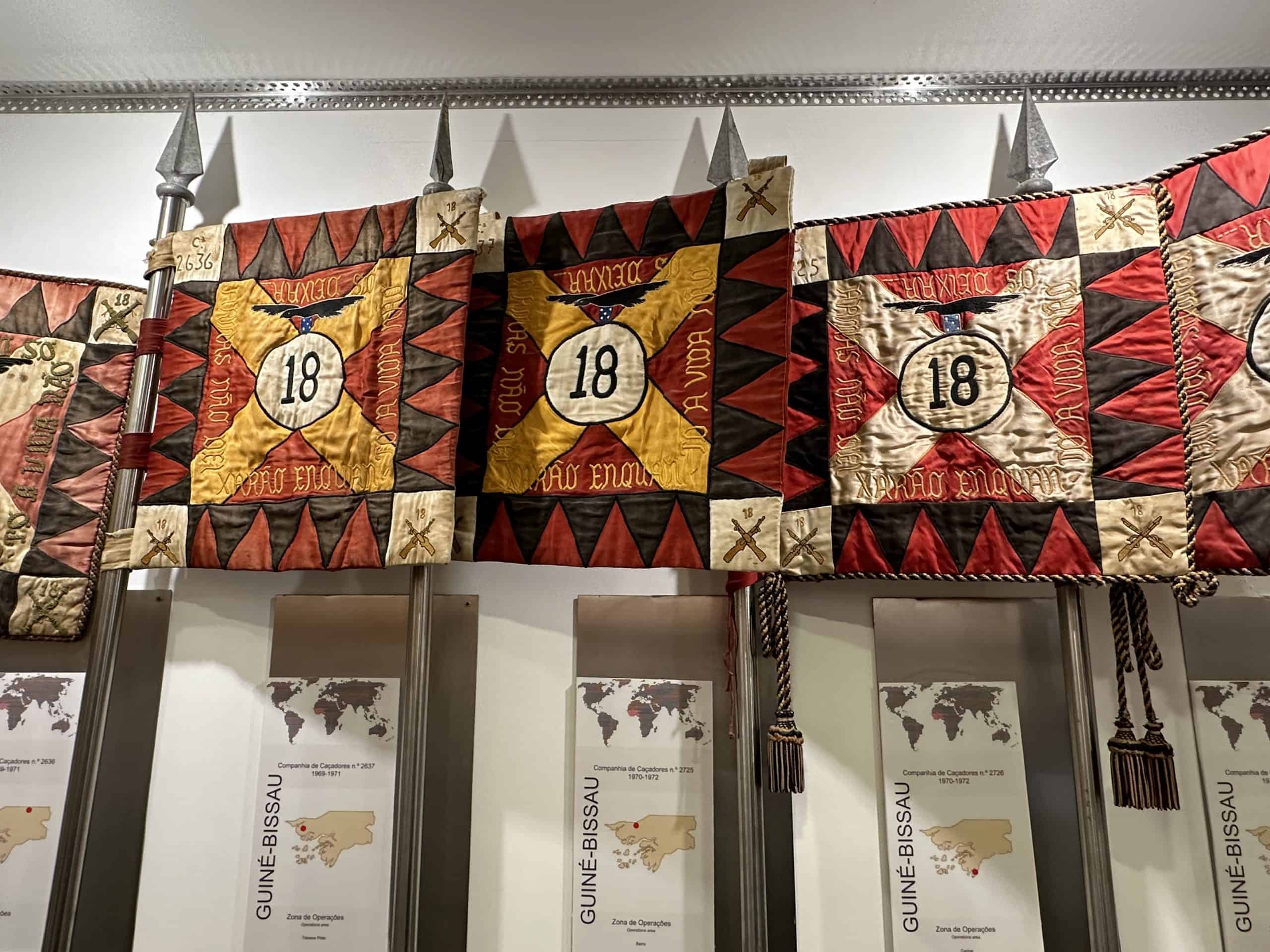 Flags from the Portuguese Colonial War