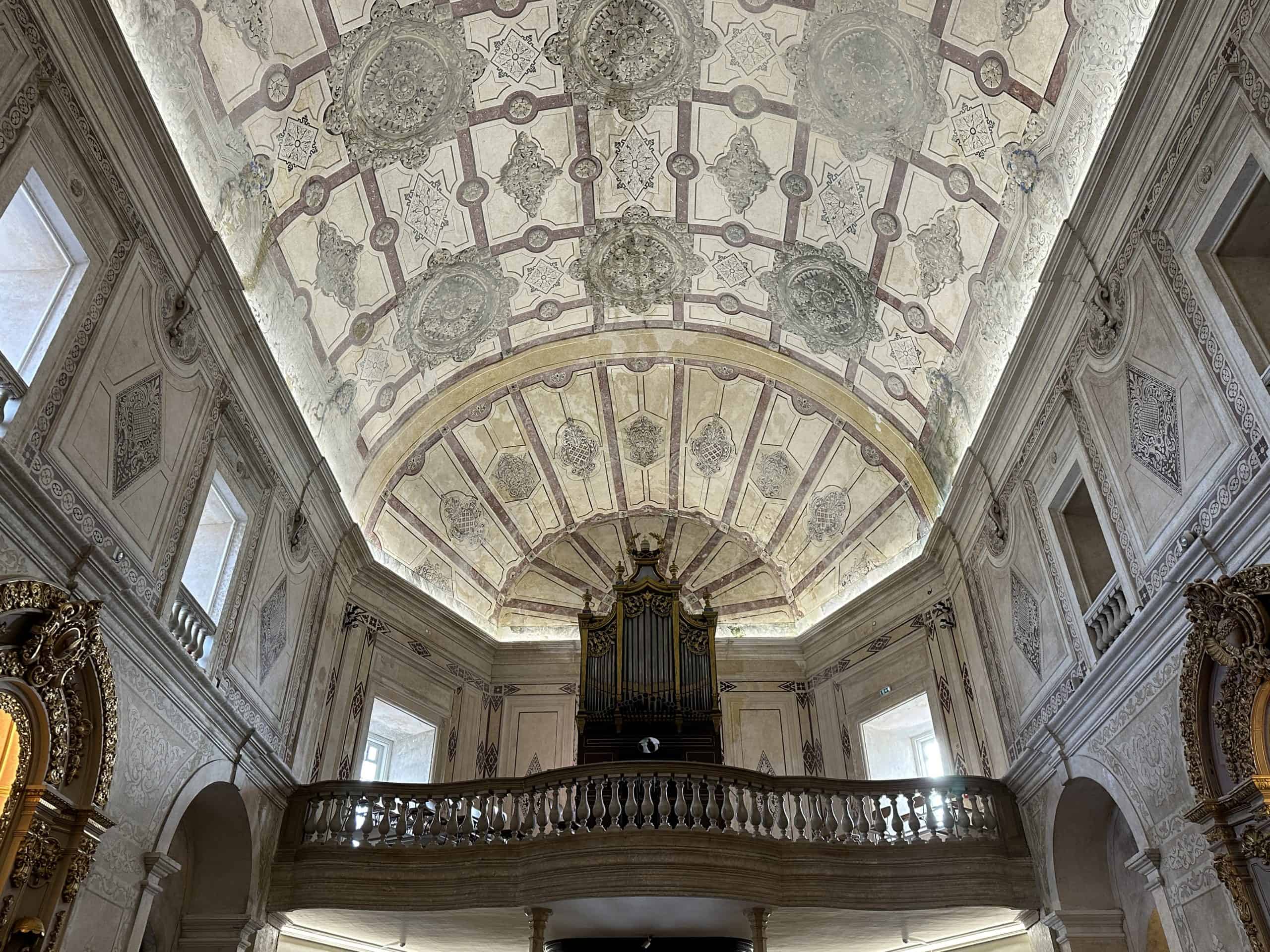 Painted ceiling of San Pedro church