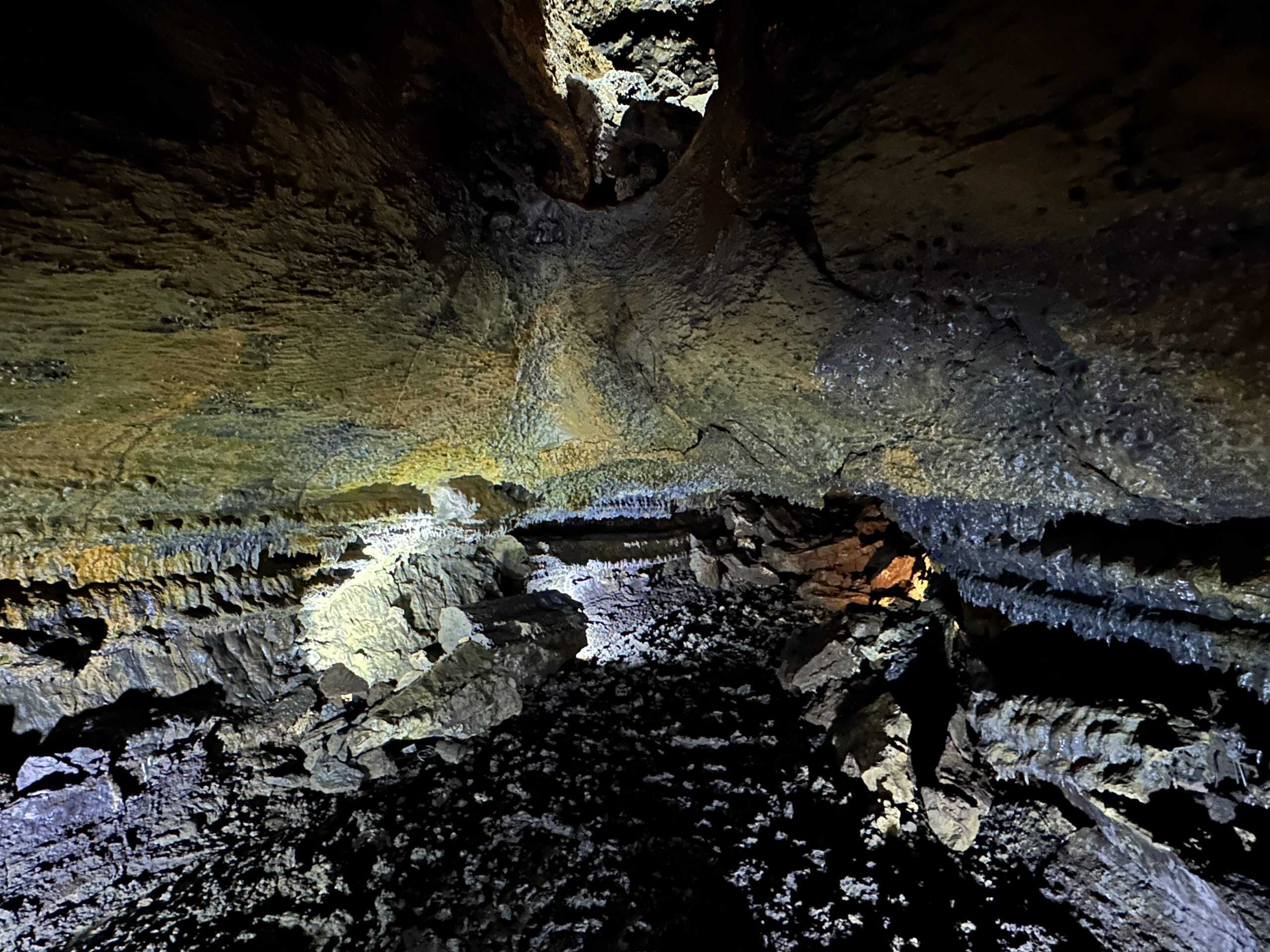 Inside the caves