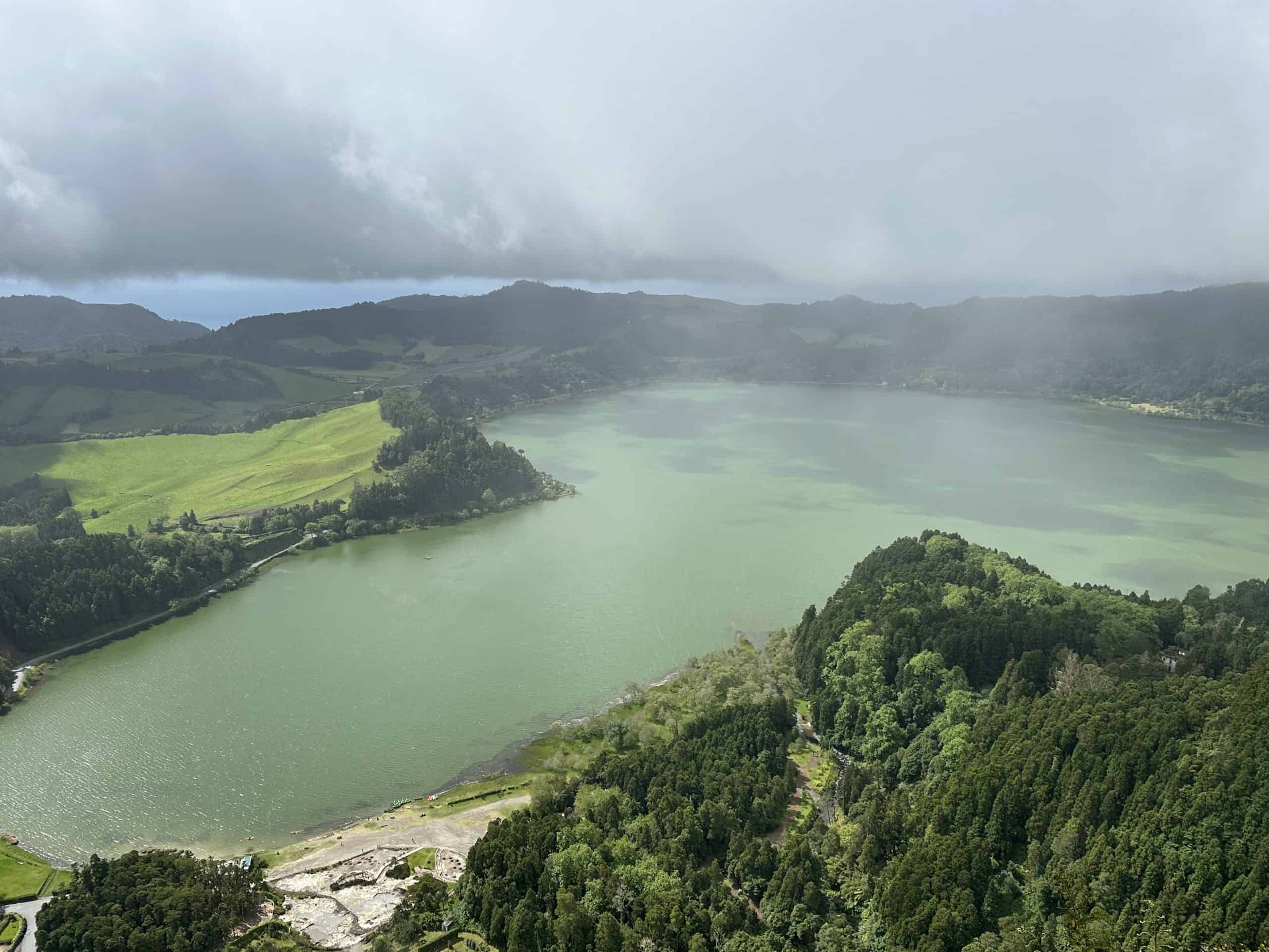 Viewpoint of Furnas lake