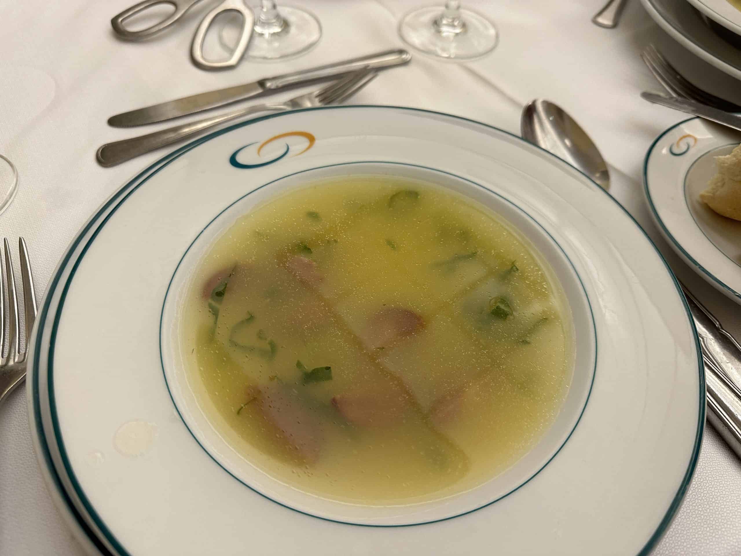 Broth of the cozido