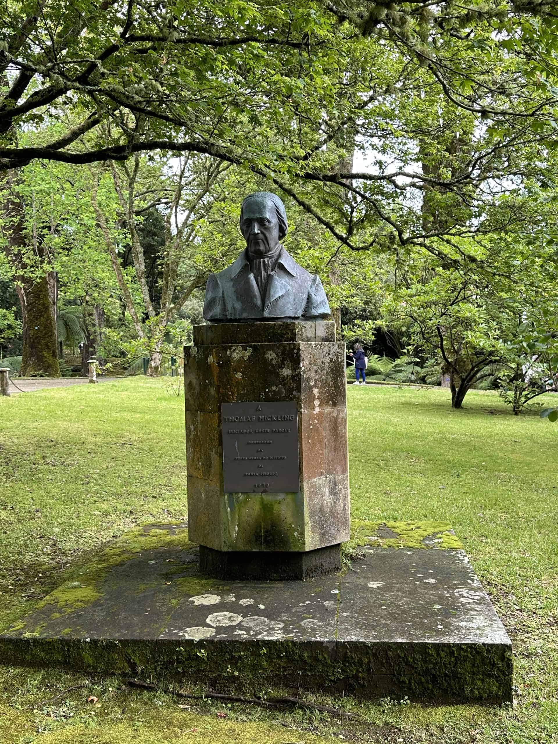 Monument of the original owner