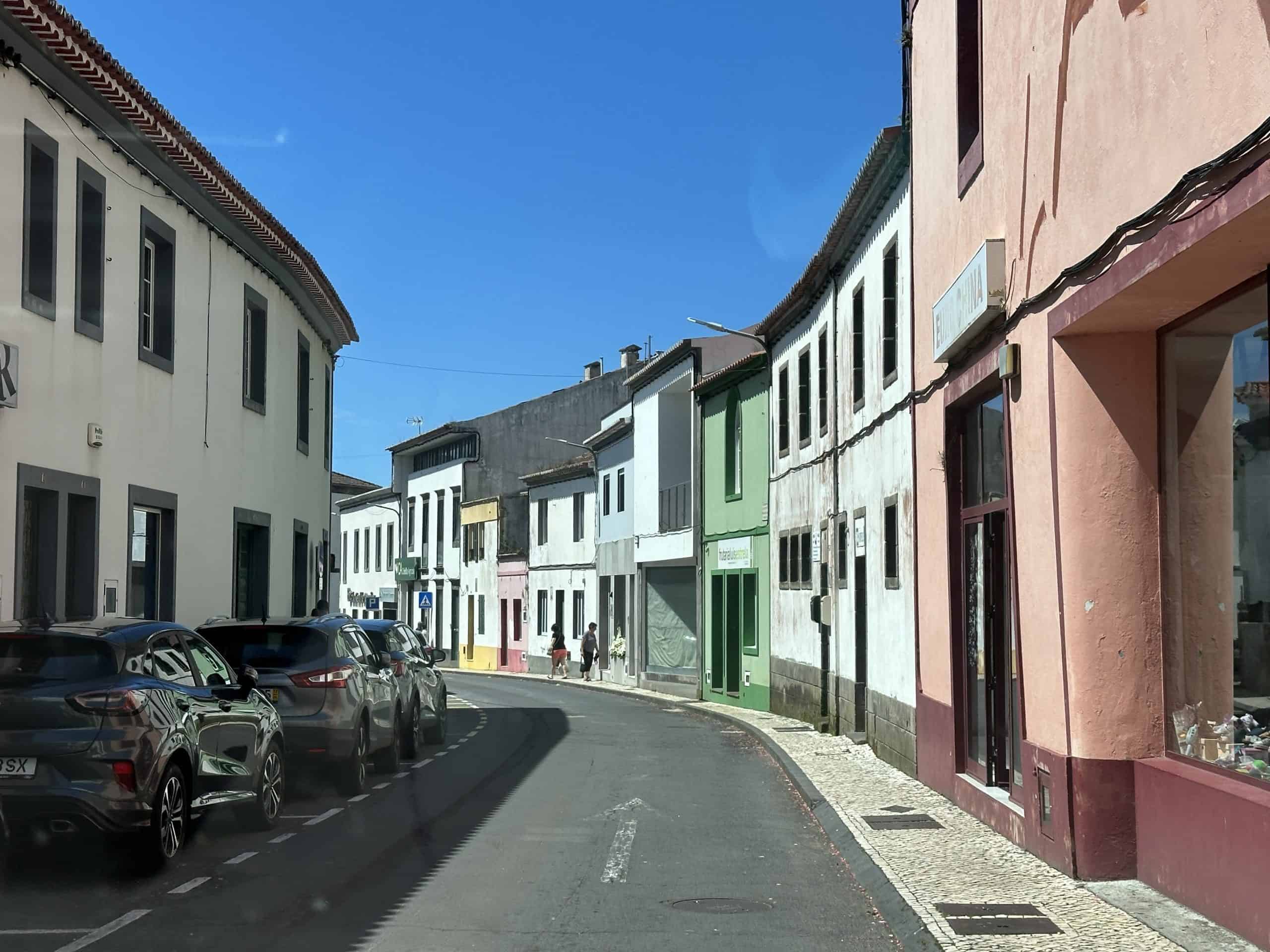 The streets of Povoacao
