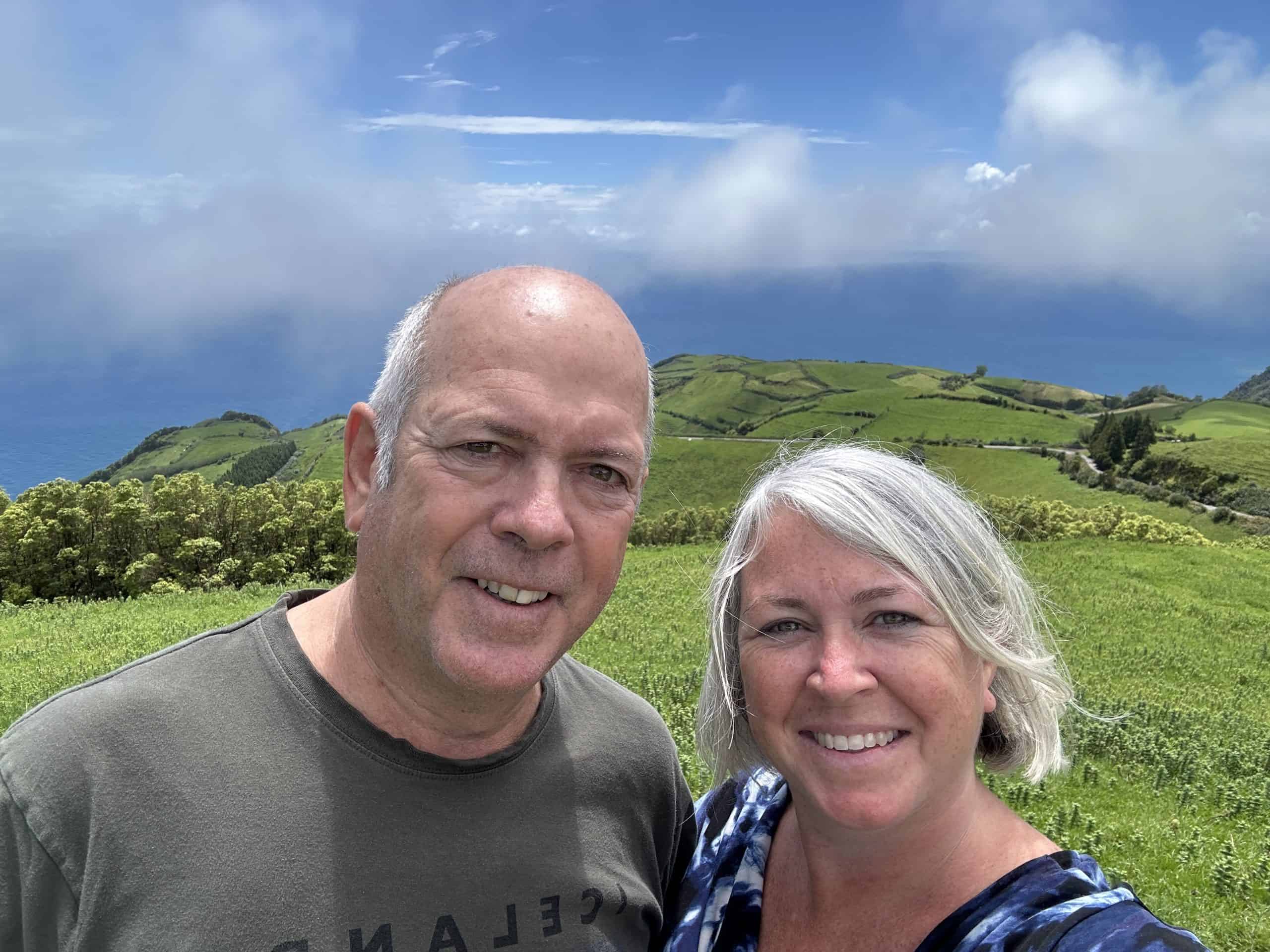 Our selfie on São Miguel