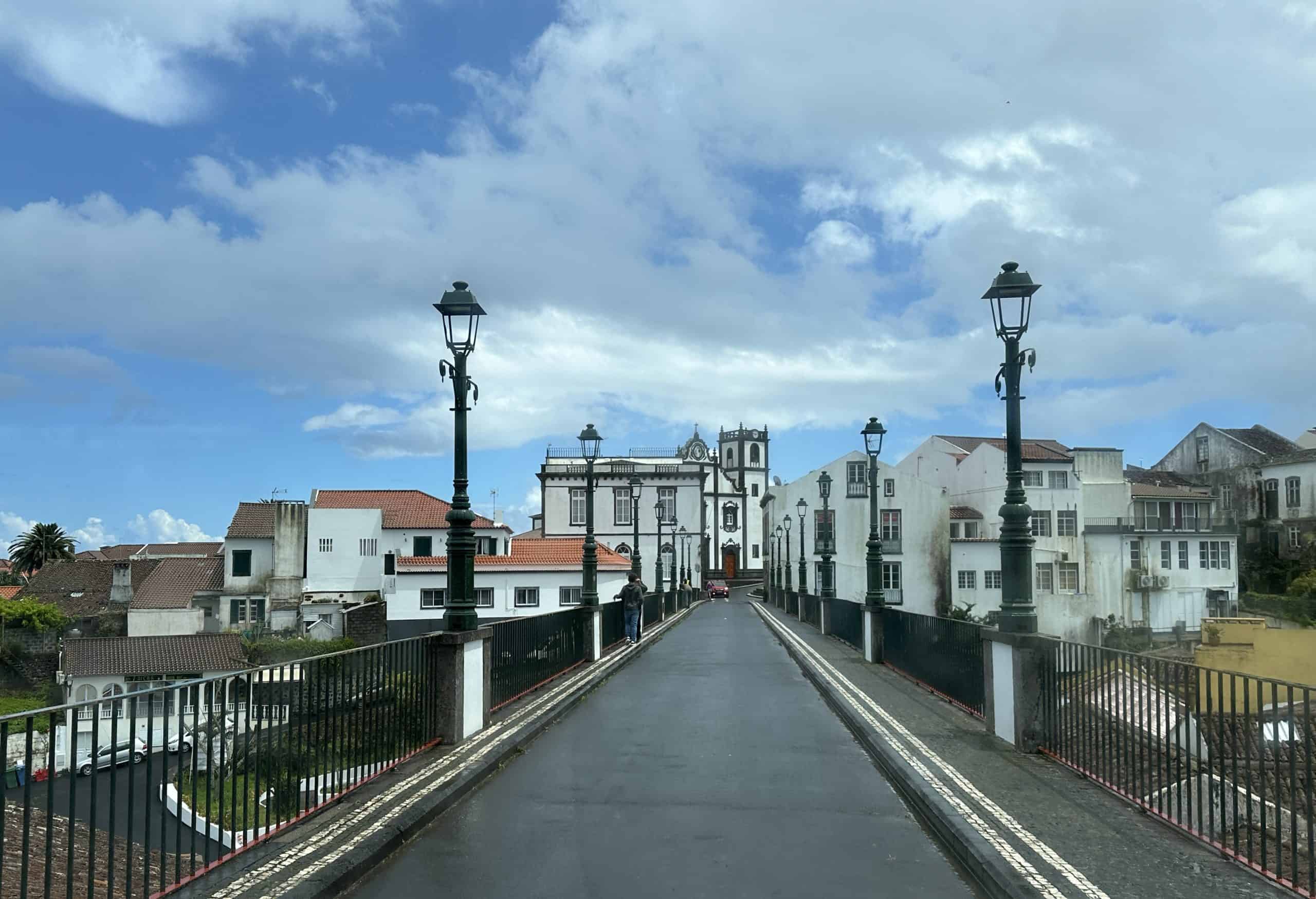 The bridge to the town of Nordeste