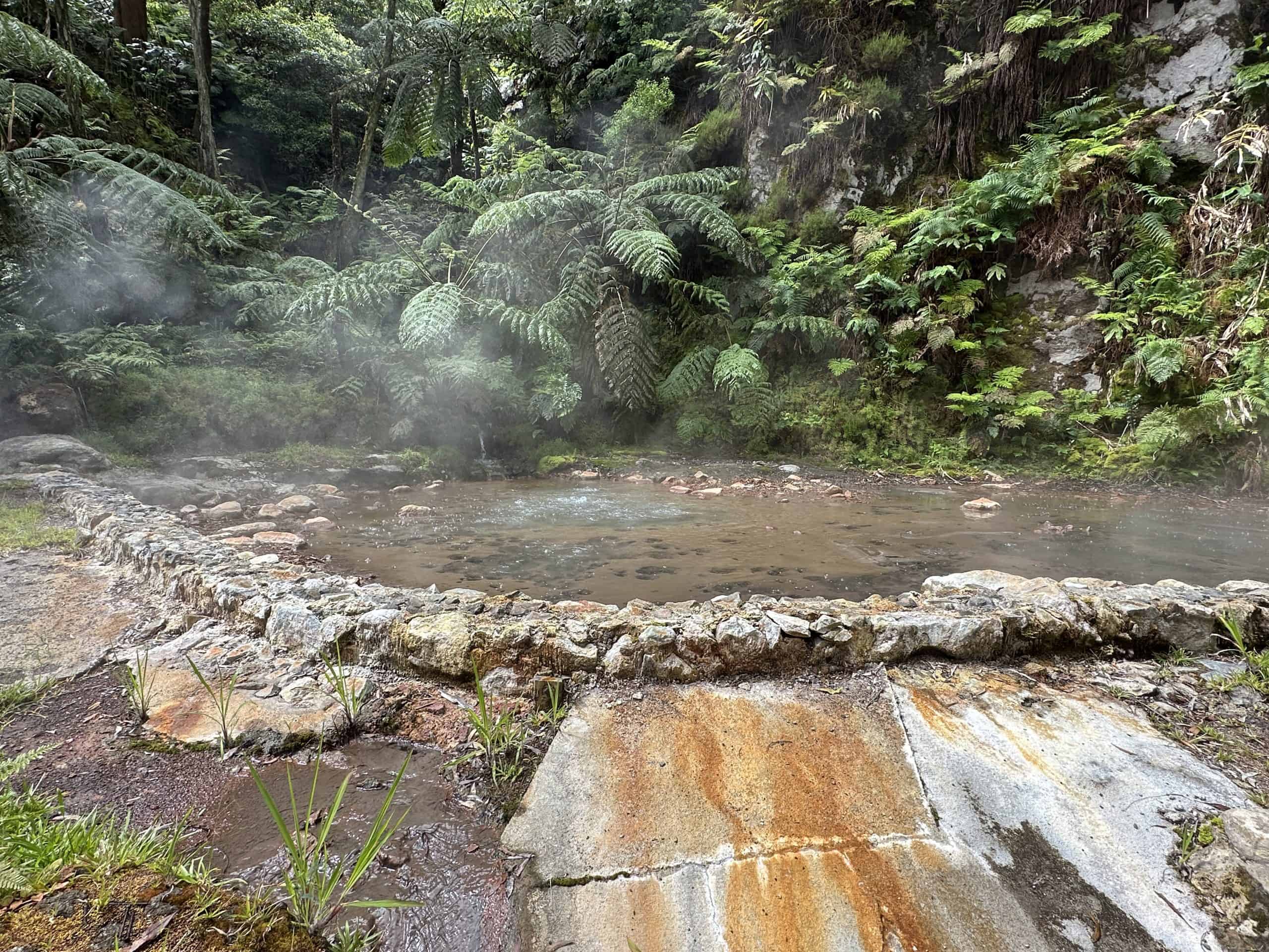Very hot thermal pool