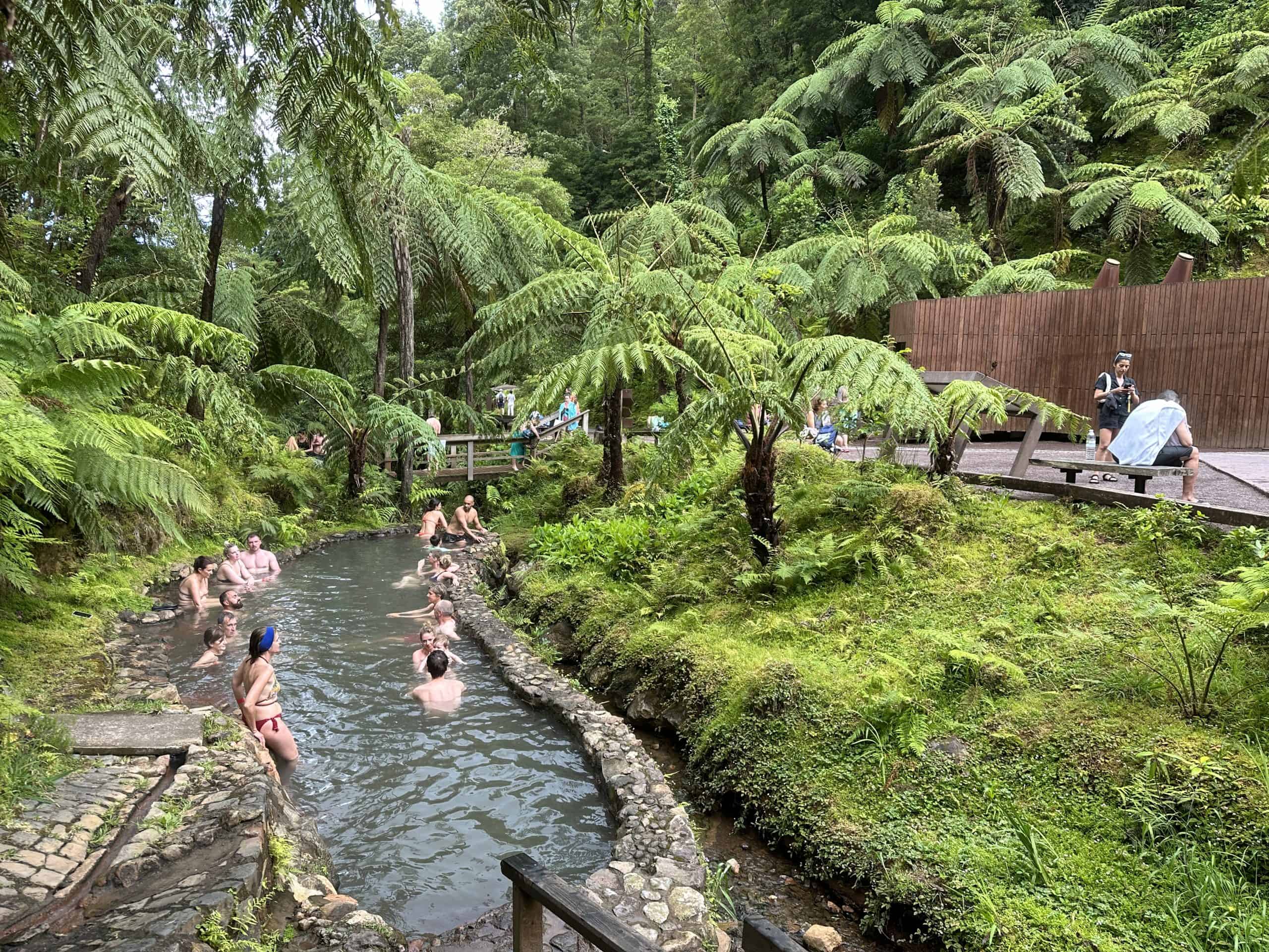 One thermal pool