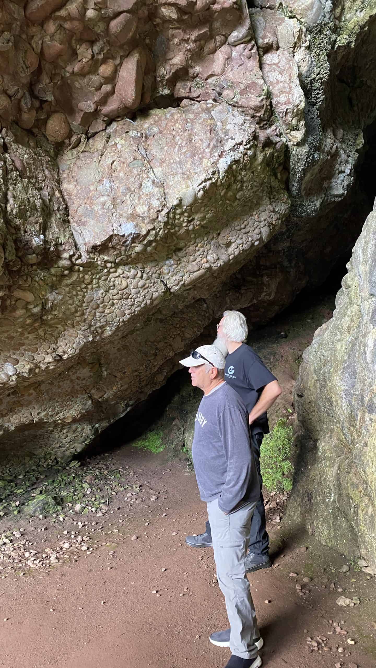 Inside the cave