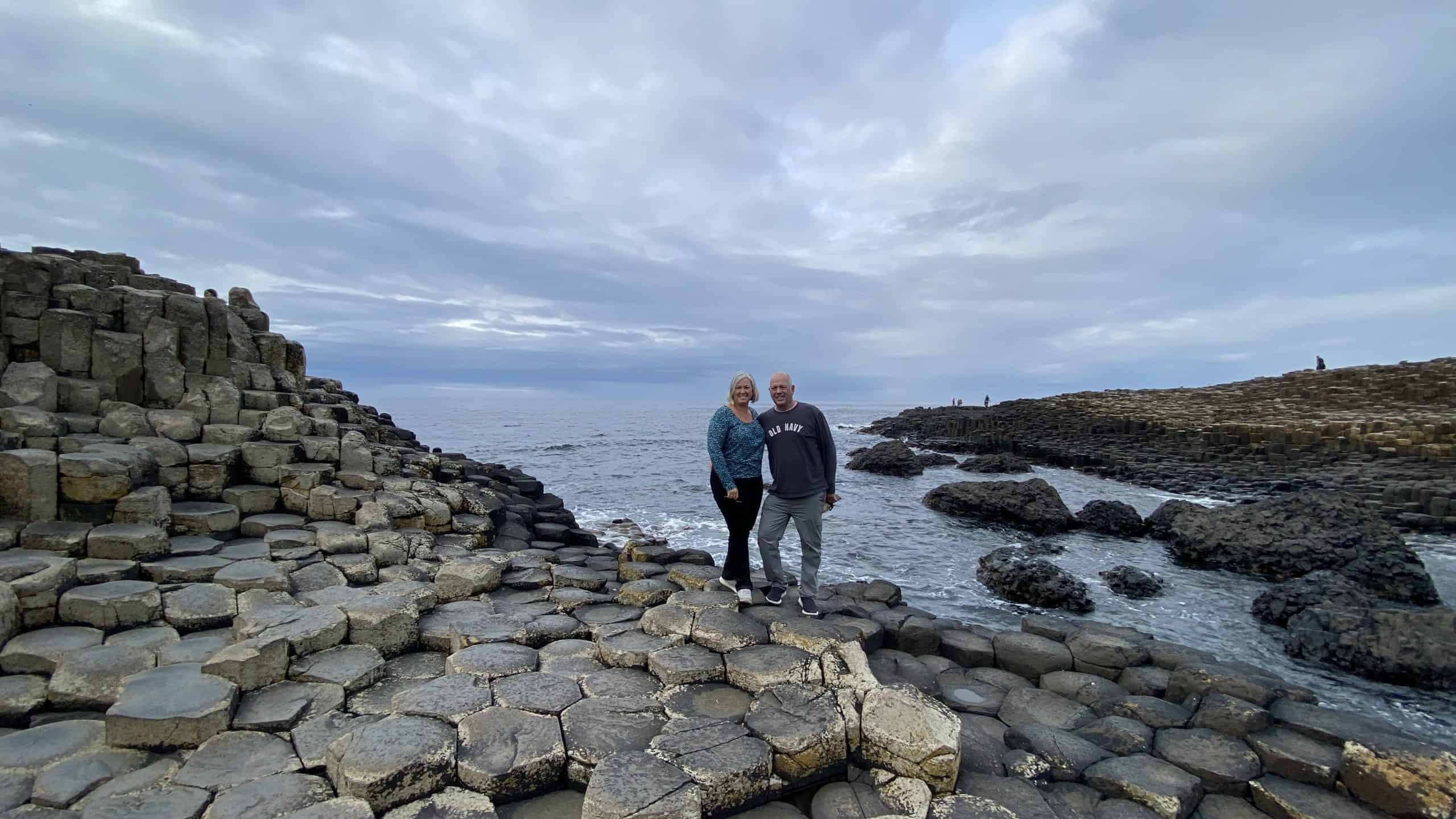 Our picture at the Giant's Causeway. This is a place that should be on your Northern Ireland Bucket List