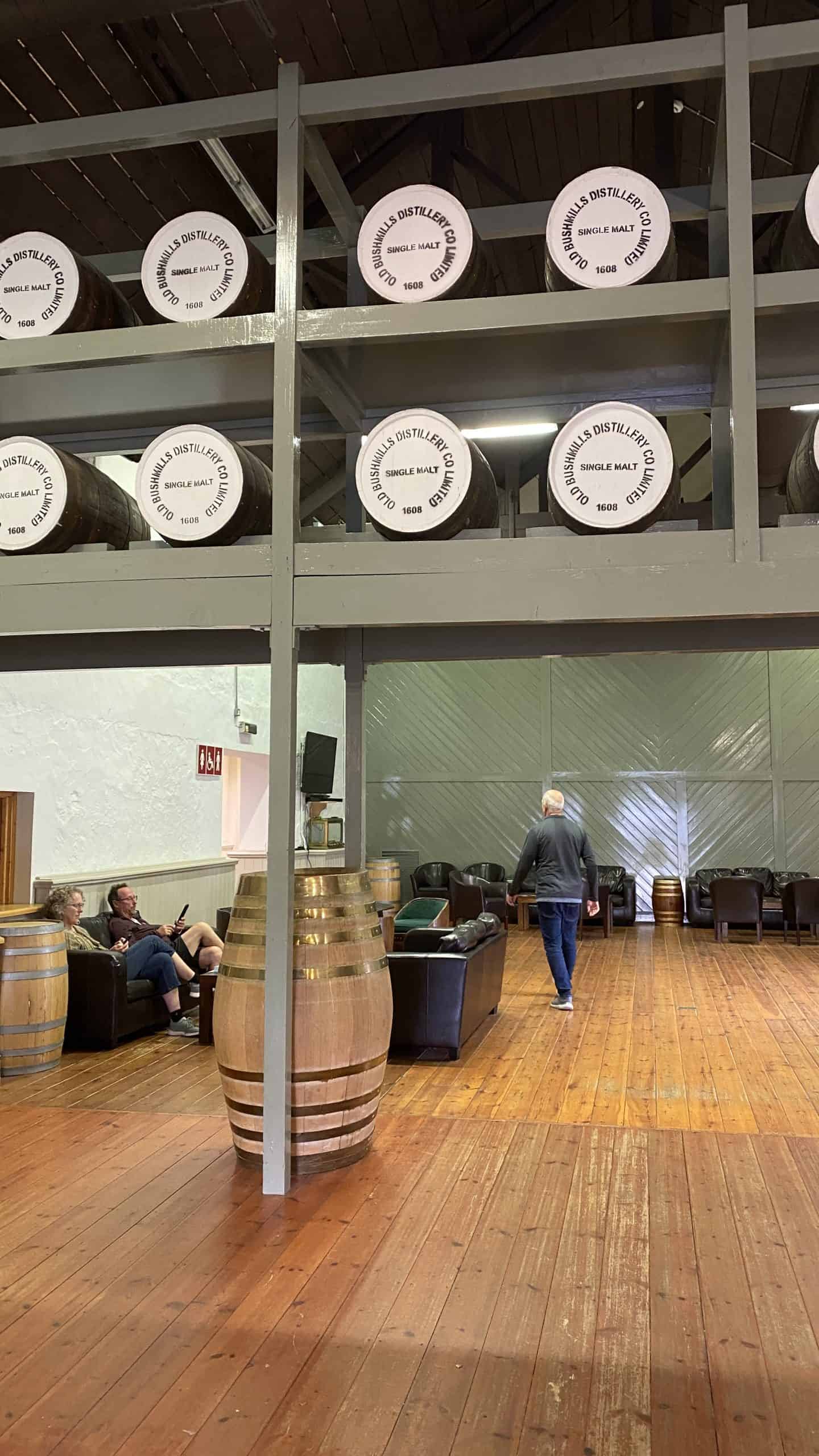 The lobby of Bushmills