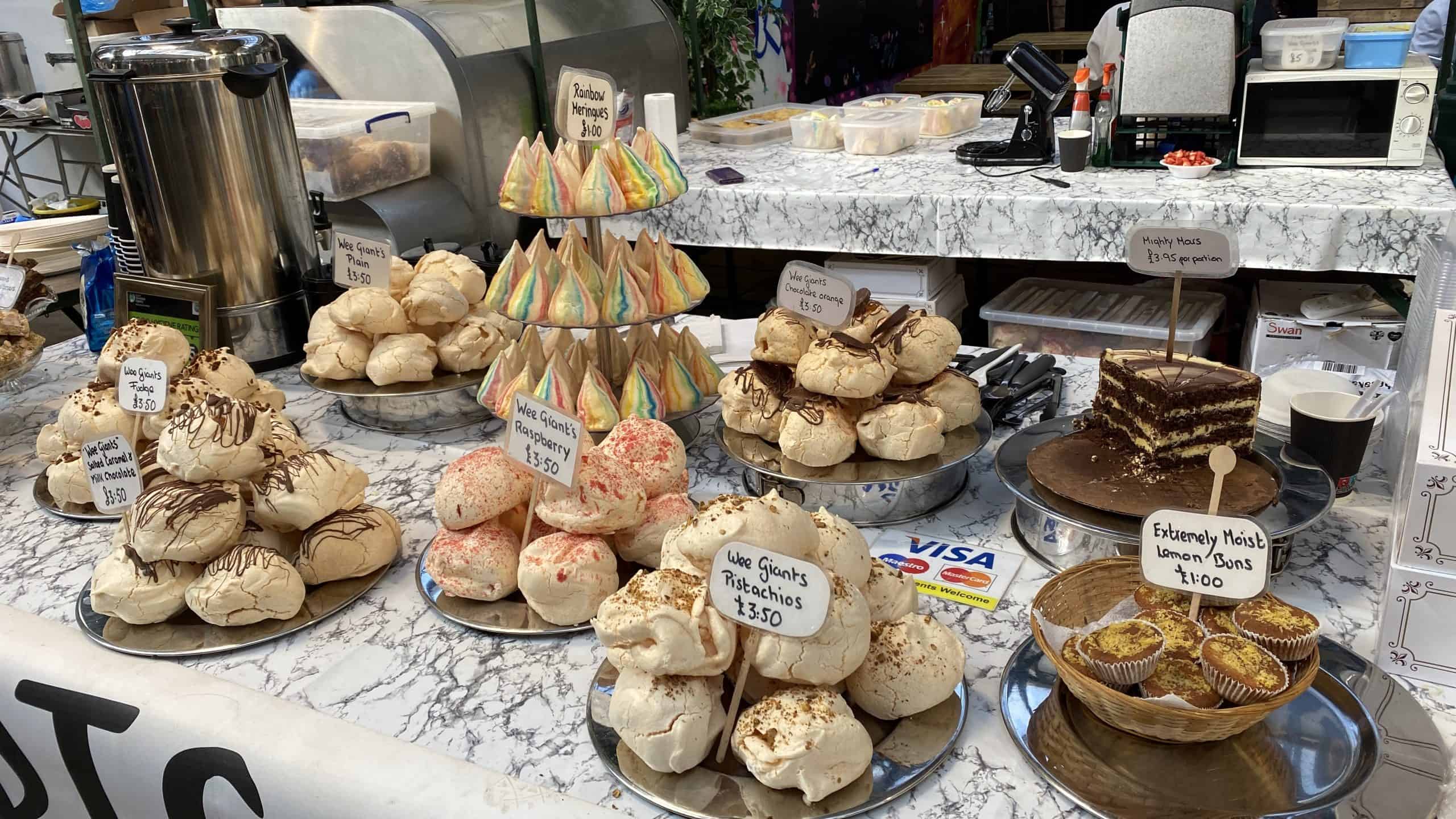 Bakery items at the market
