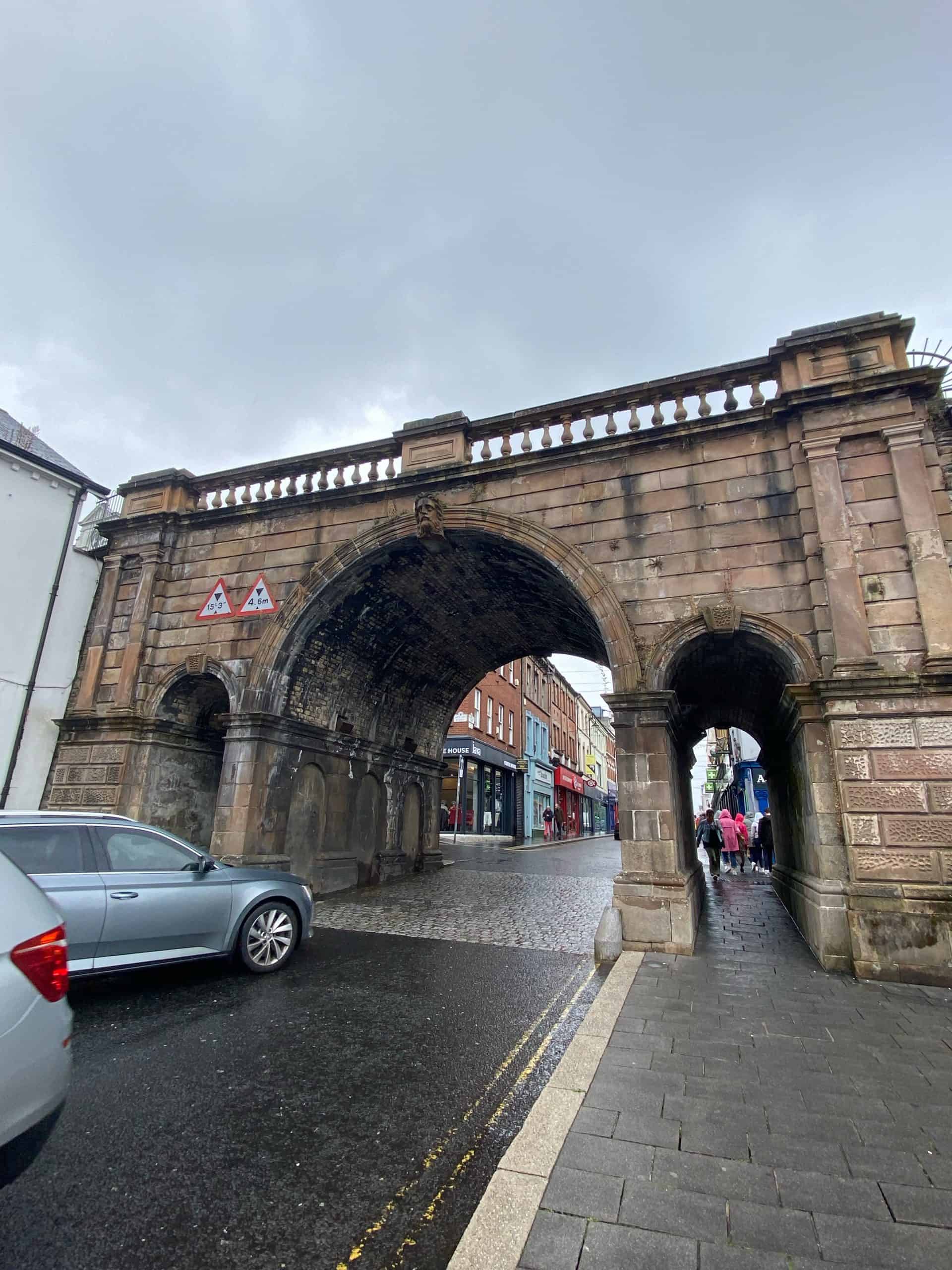 A gate entrance to Derry