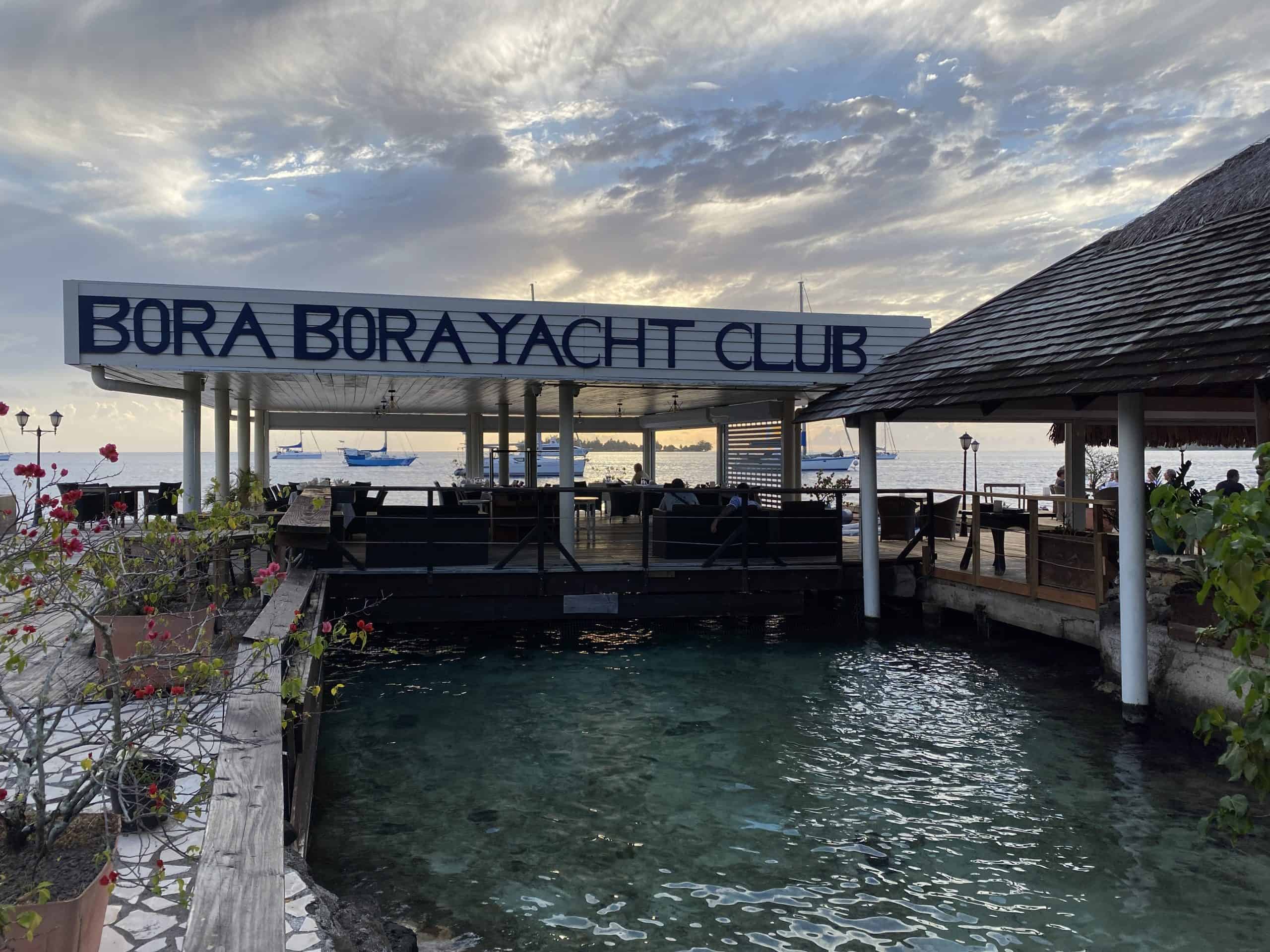 Exterior of Bora Bora Yacht Club