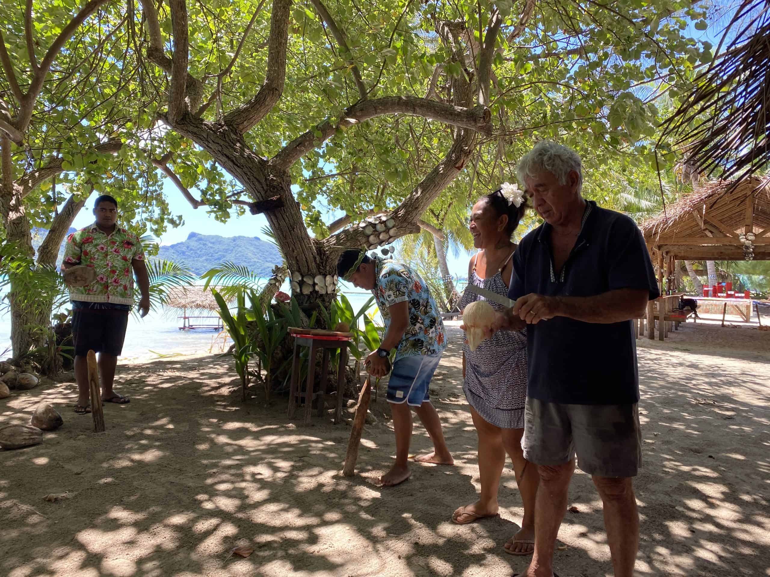 Coconut demonstration