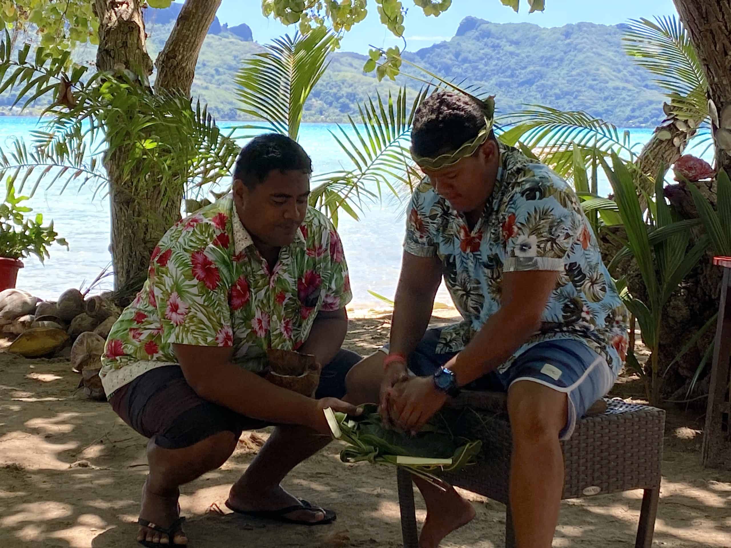 Coconut demonstration