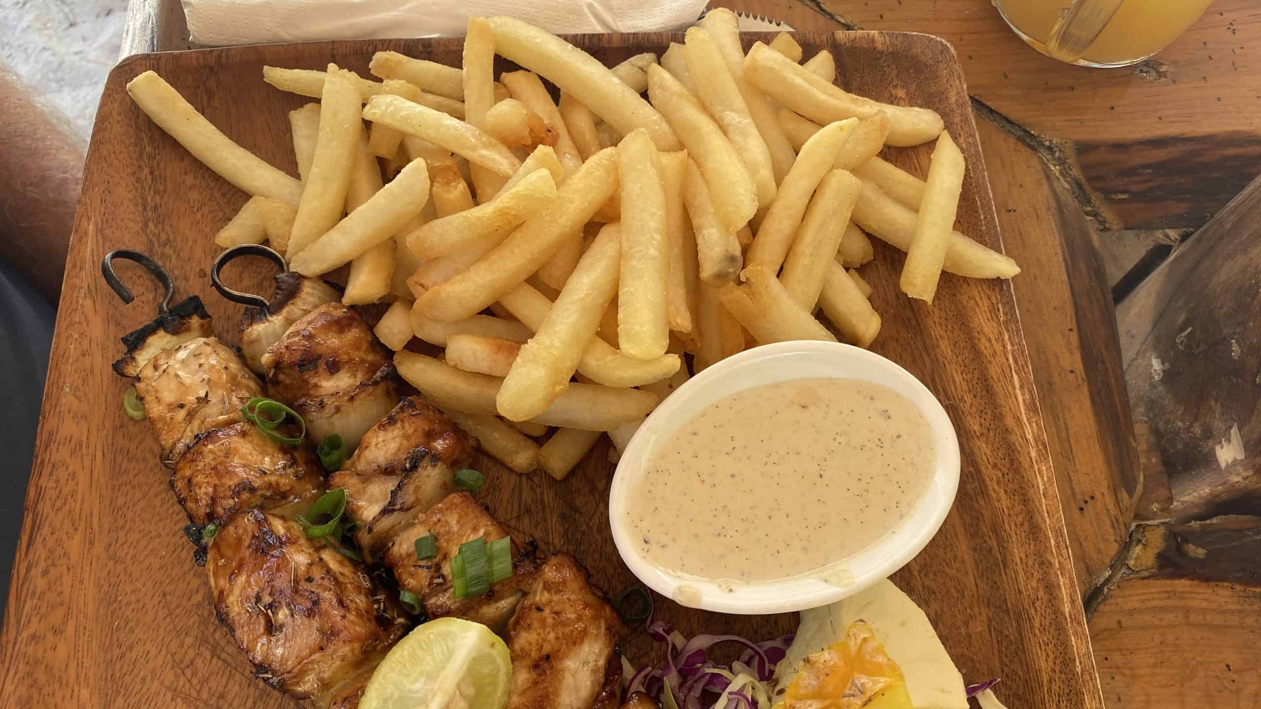 Fish skewers