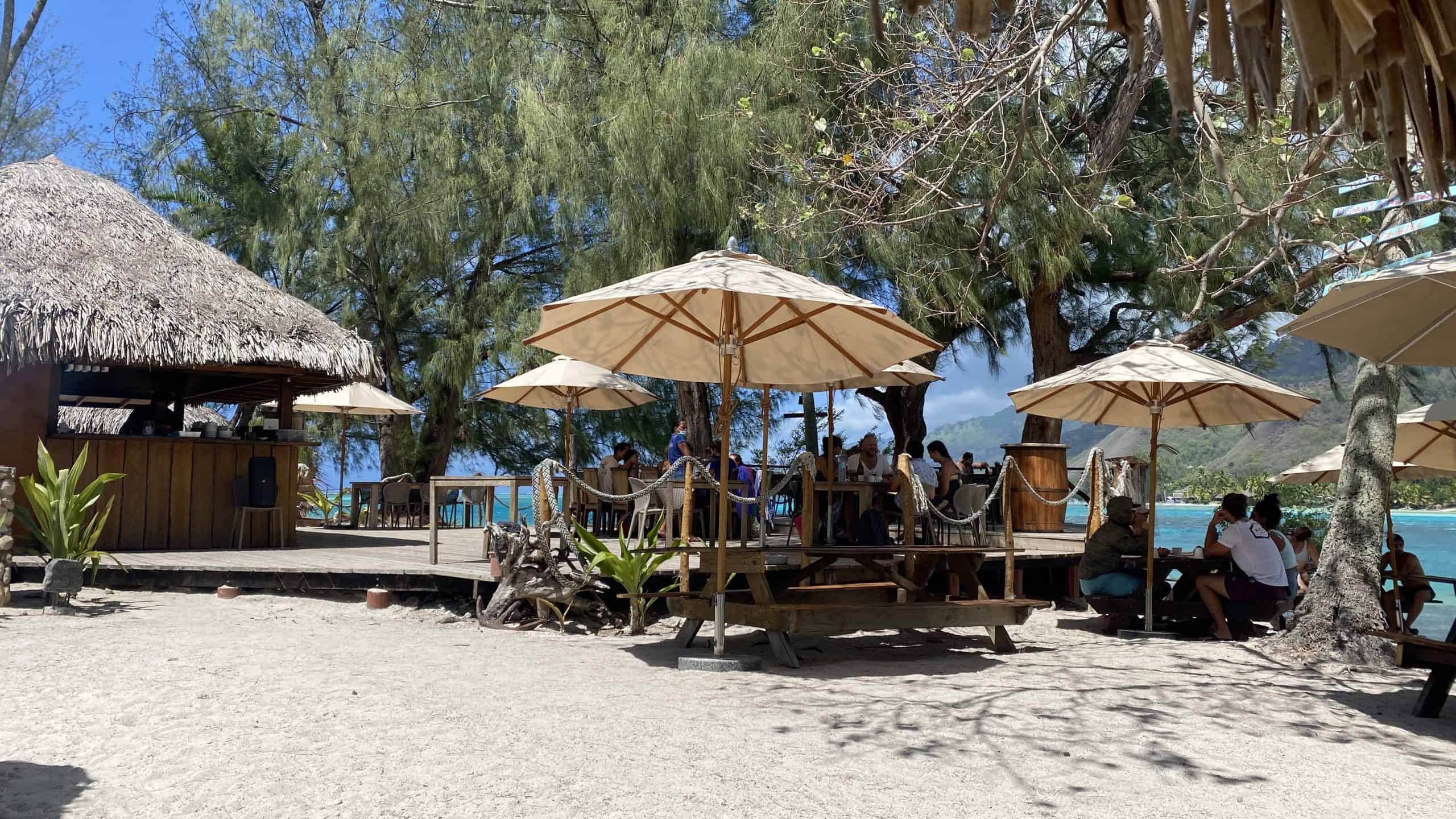 Bar set up at Coco Beach