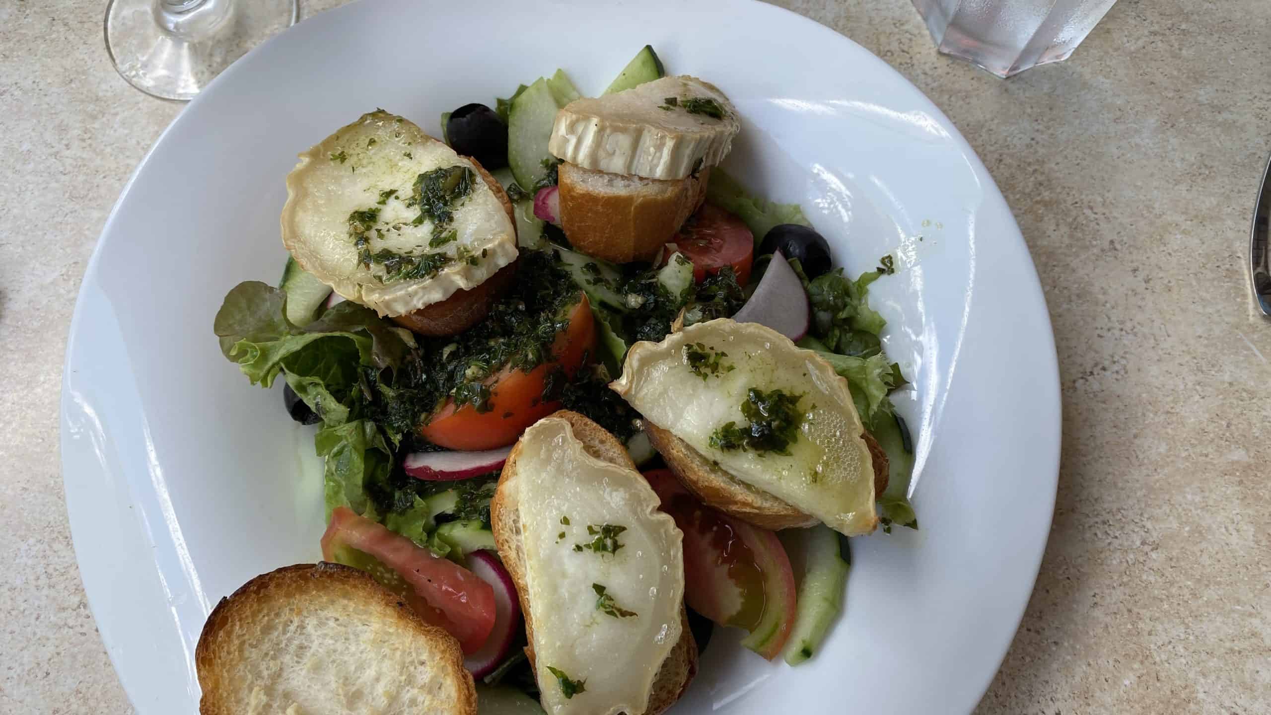 Goat cheese salad