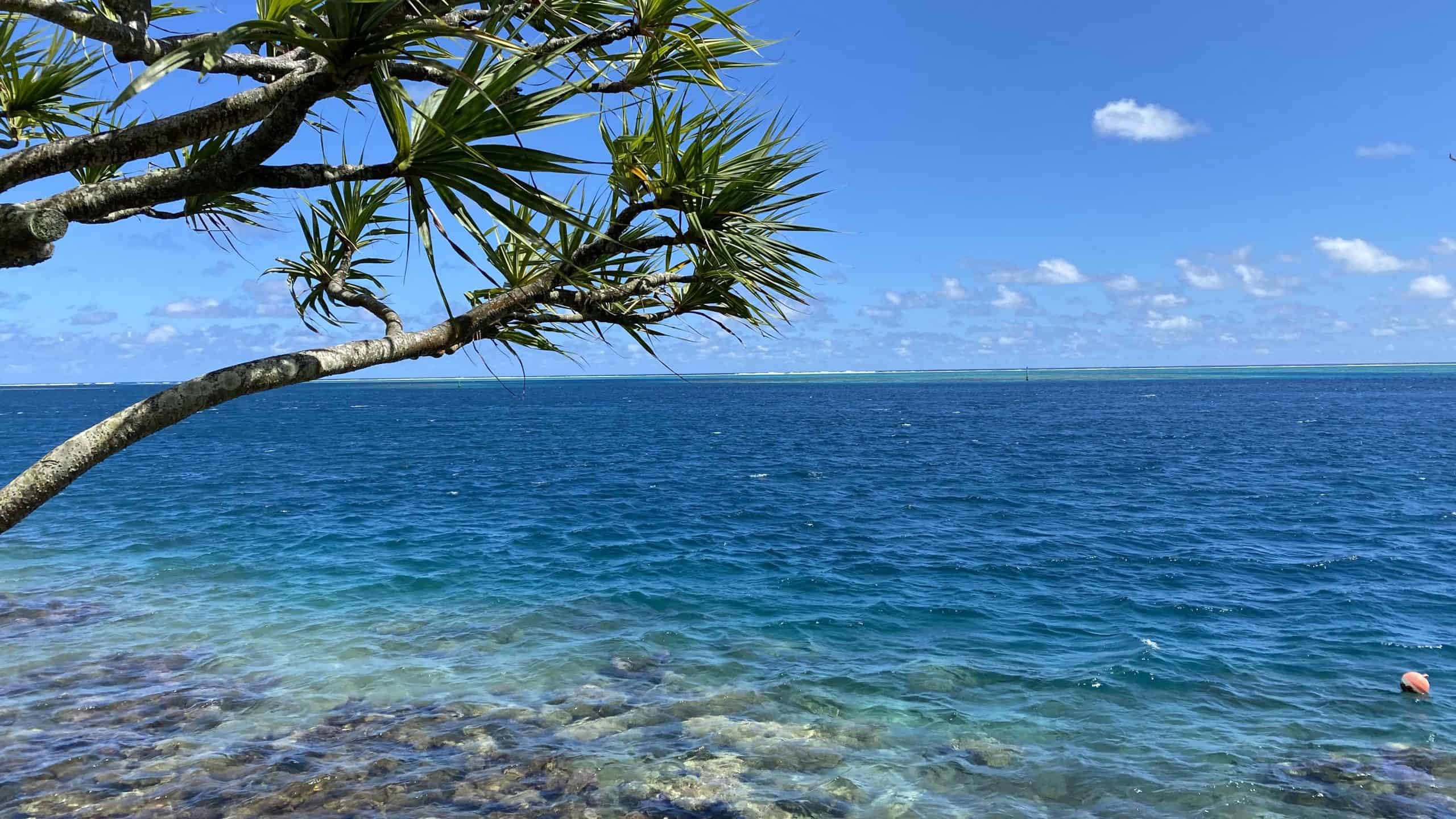 View out to the ocean