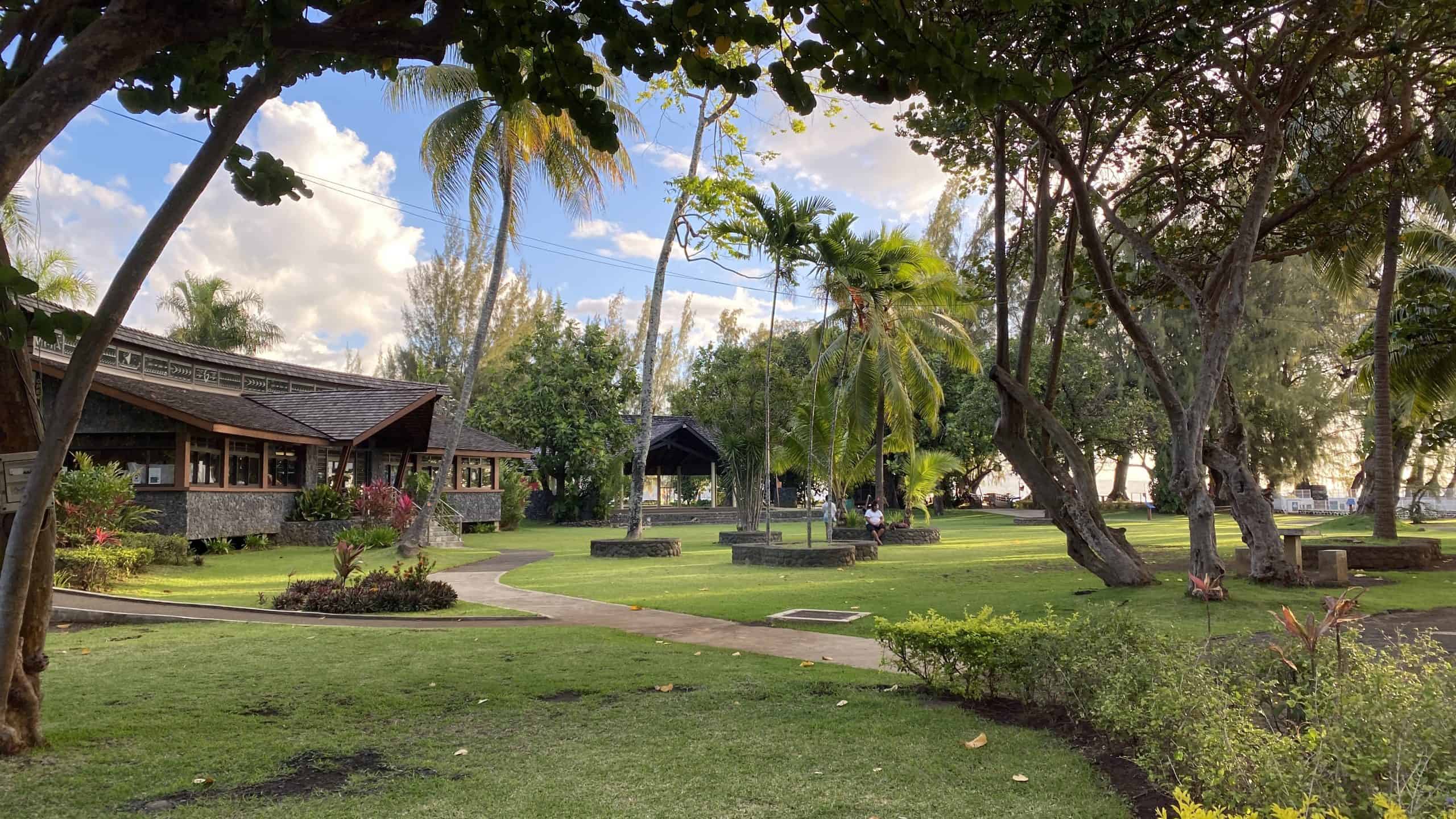 Park area at Pointe Venus