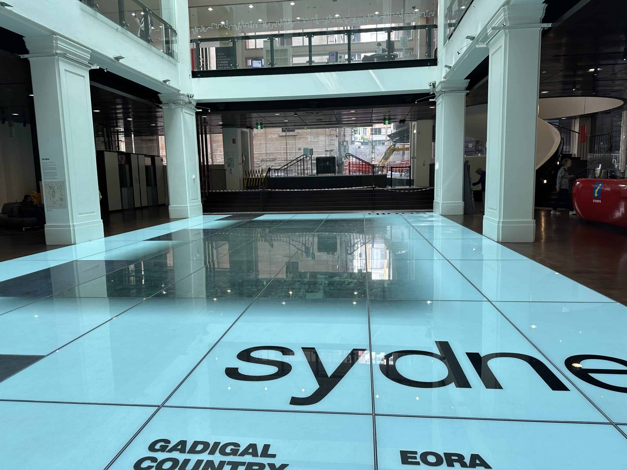 Interior lobby of Customs House