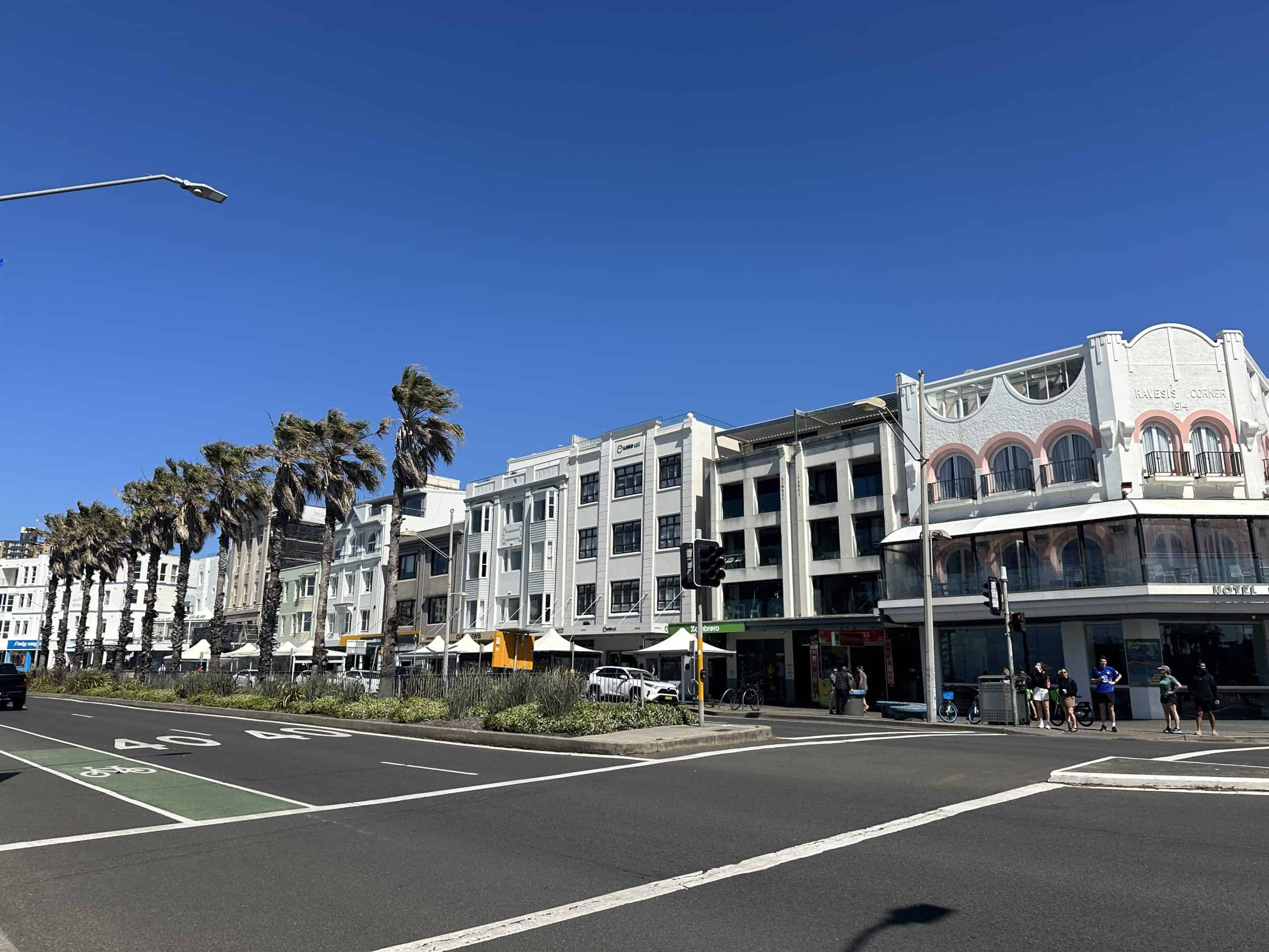 Main street in Bondi