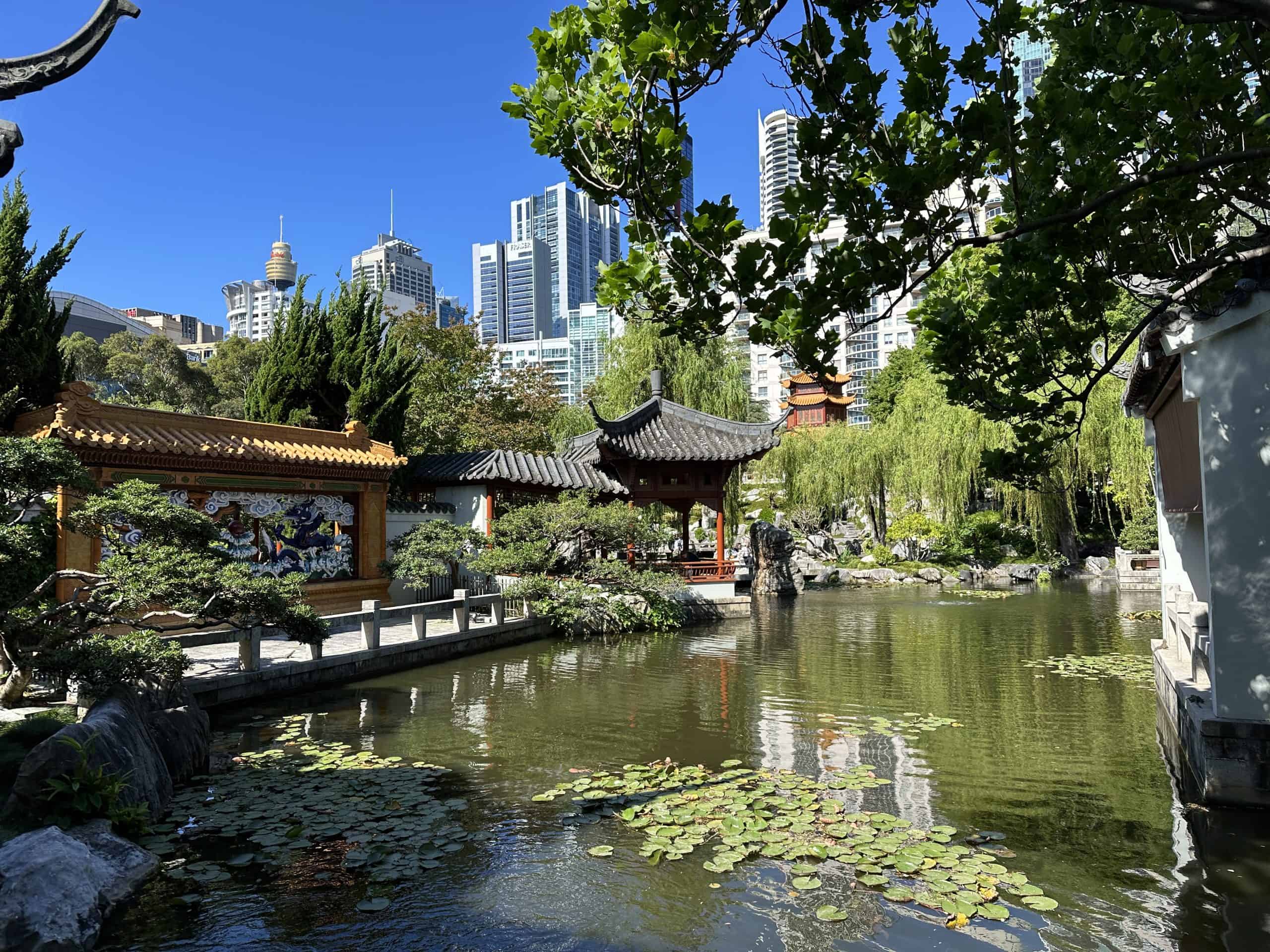 Beautiful scenery in the Friendship Garden