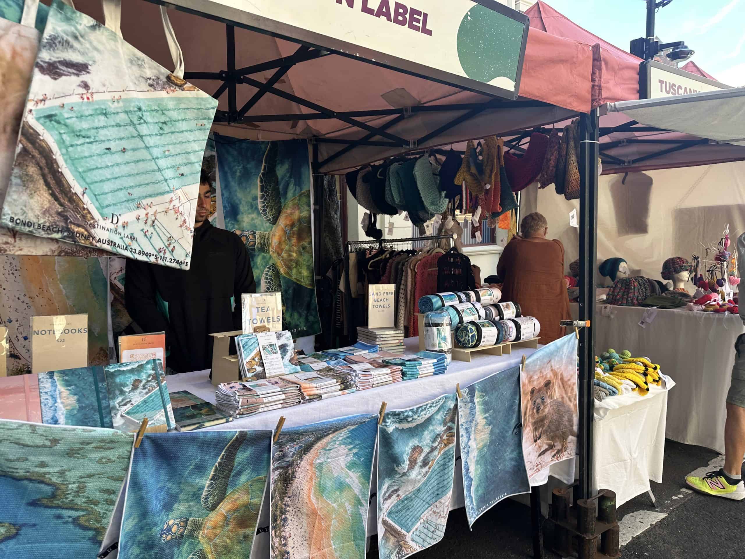 Local artisan booth